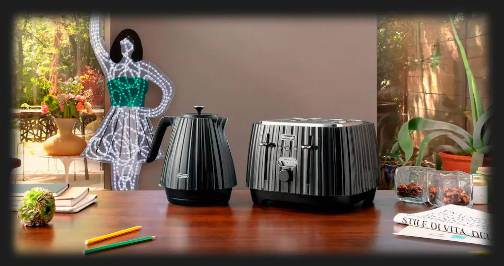 Електрочайник DeLonghi Ballerina (Black)