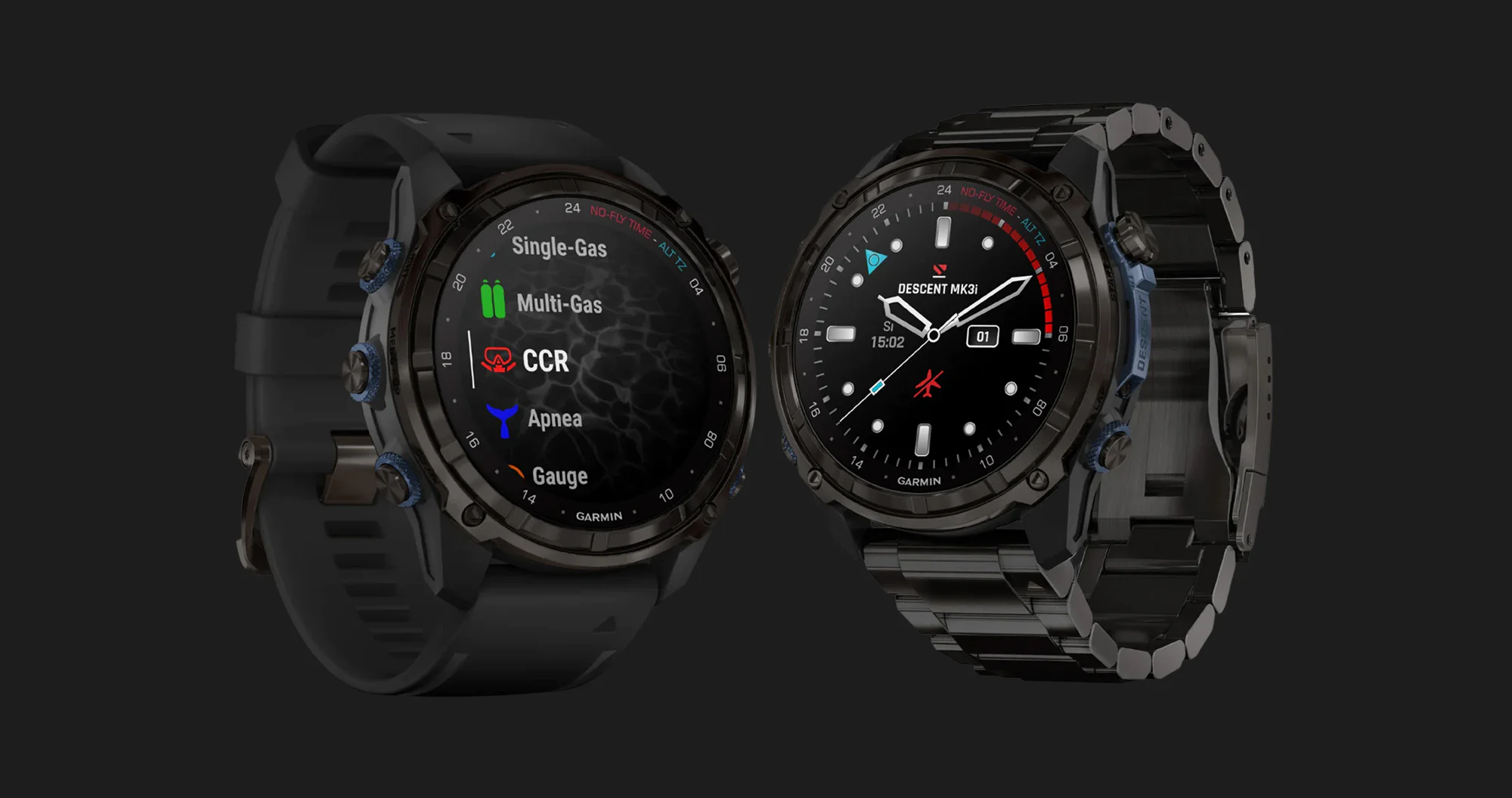 Garmin Descent Mk3i 51mm Carbon Gray DLC Titanium with DLC Titanium Band