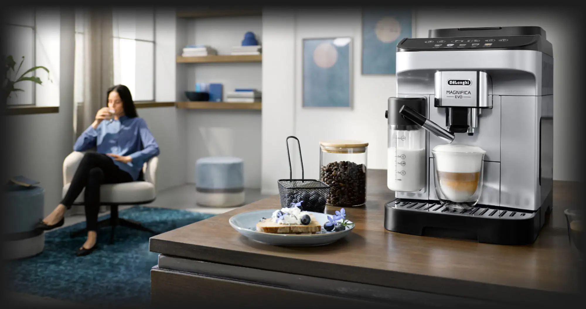 Кофемашина Delonghi Magnifica Evo (Black) (EU)