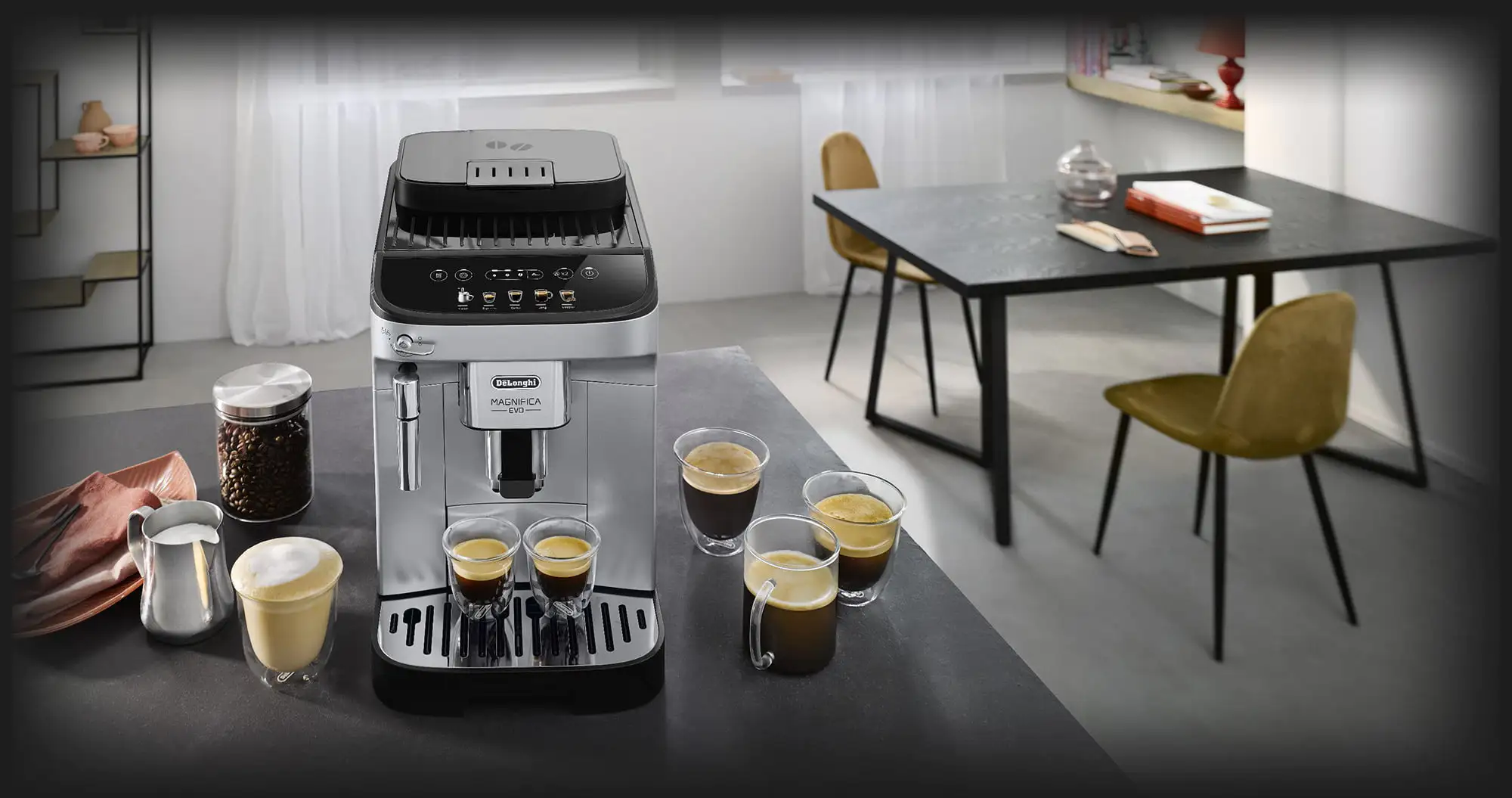 Кофемашина Delonghi Magnifica Evo (Black) (EU)