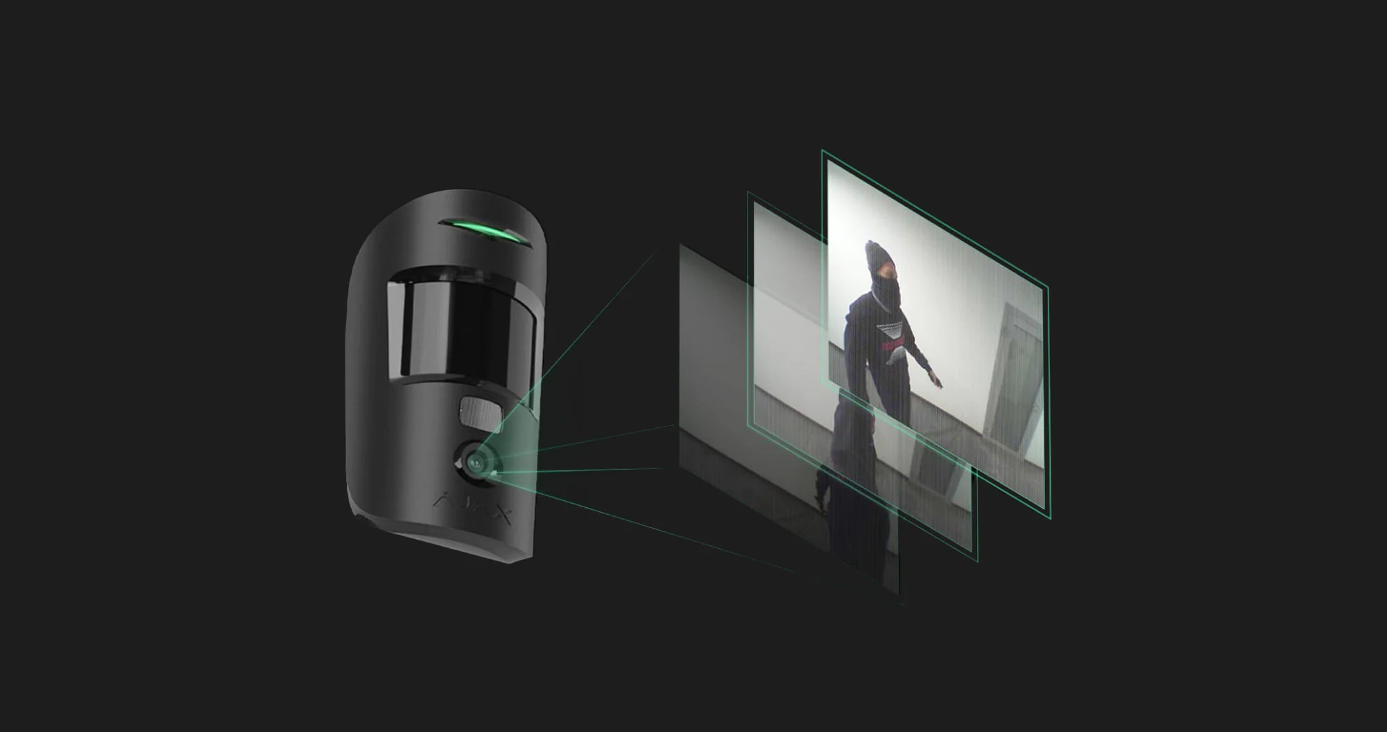 Комплект охоронної сигналізації Ajax StarterKit Cam Plus (Black)