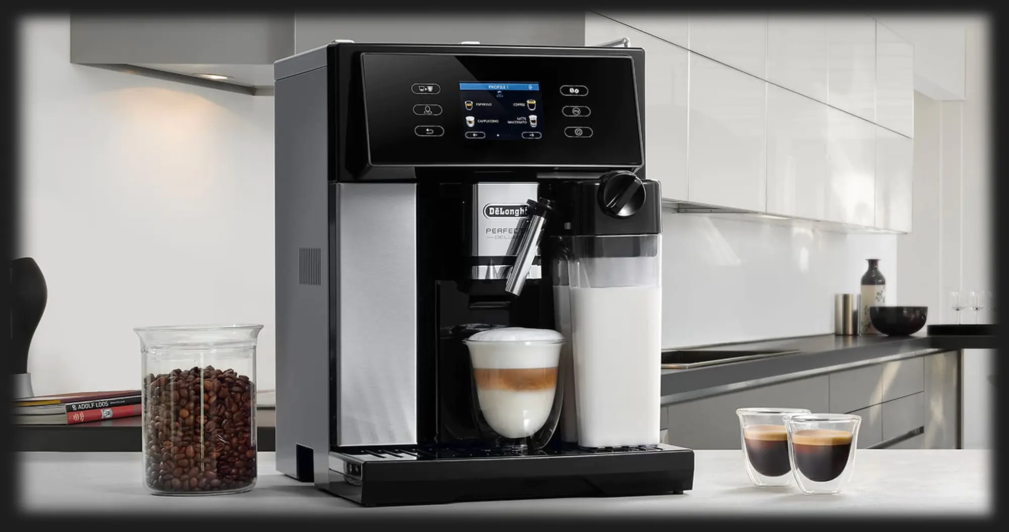 Кавомашина Delonghi Perfecta DeLuxe (Black/Gray) (EU)