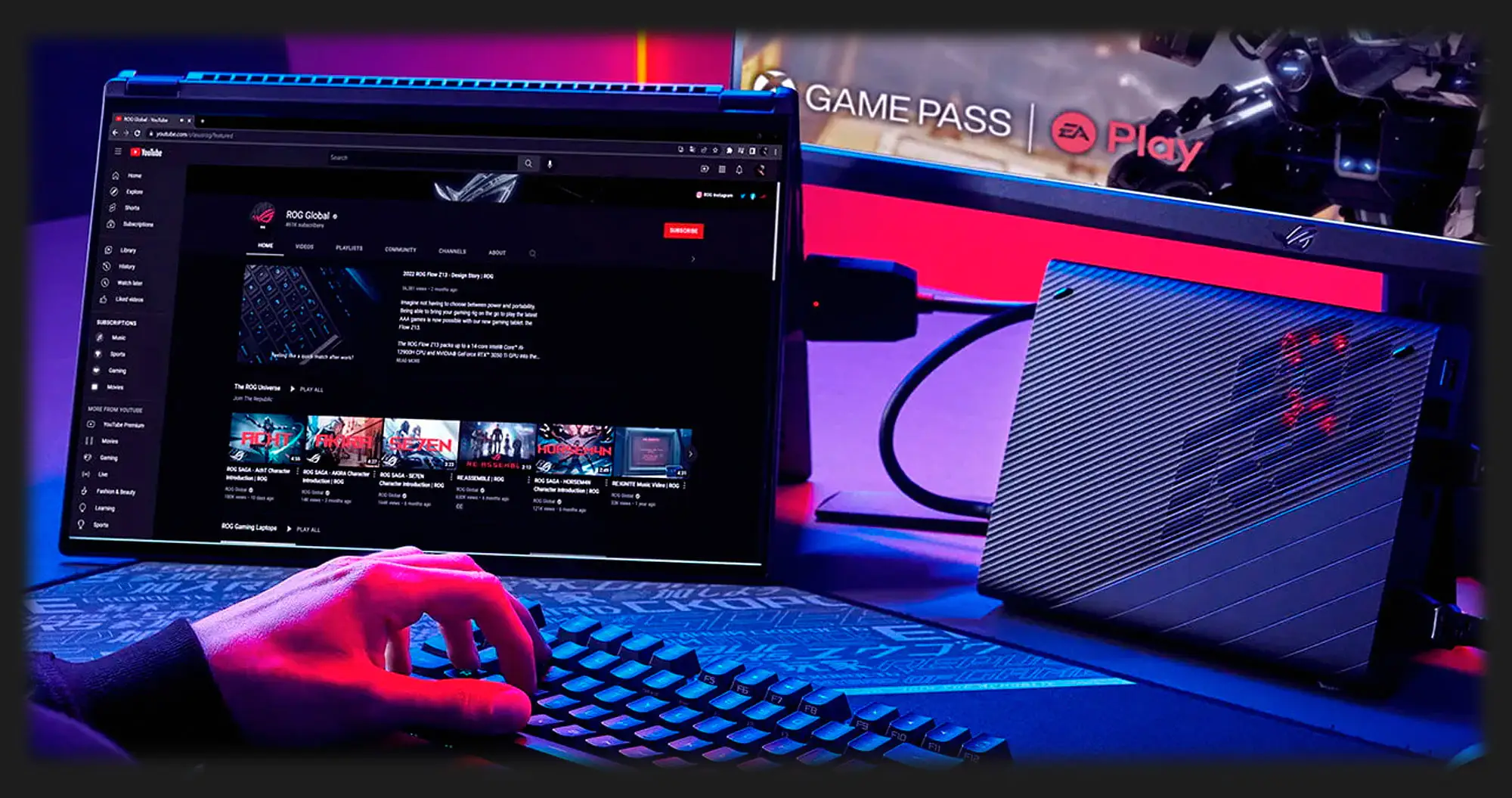 Ноутбук ASUS ROG Flow X16 (Intel Core i9/ 64GB/ 2TB/ RTX 4070) (GV601VI-NL030W) (Global)