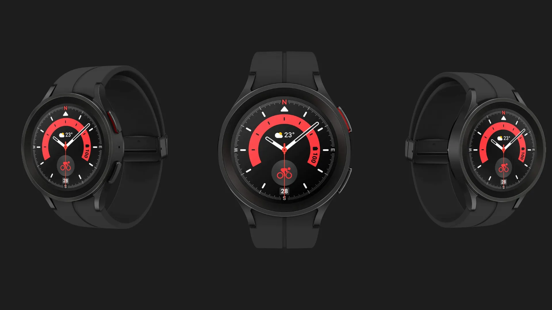 Смарт-годинник Samsung Galaxy Watch 5 Pro 45mm (Black Titanium) (UA)