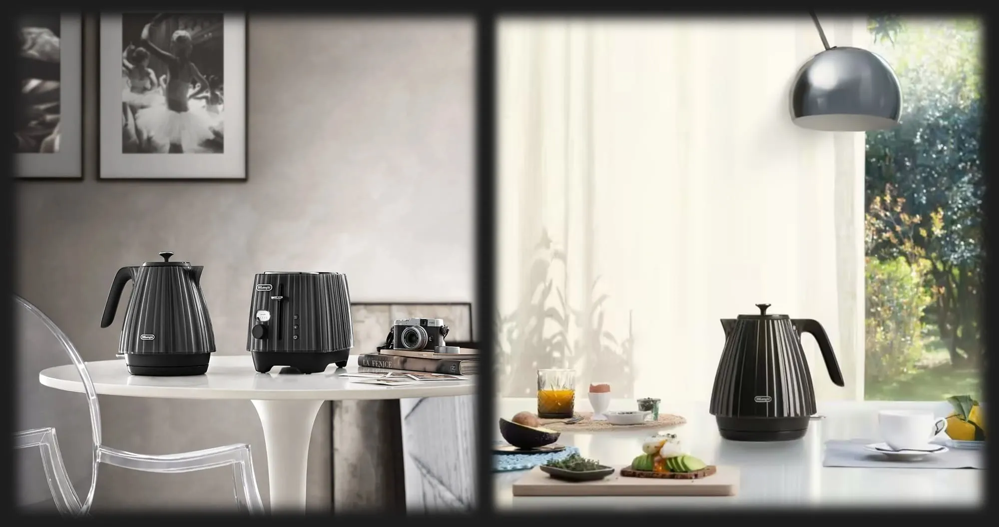 Електрочайник DeLonghi Ballerina (Black)