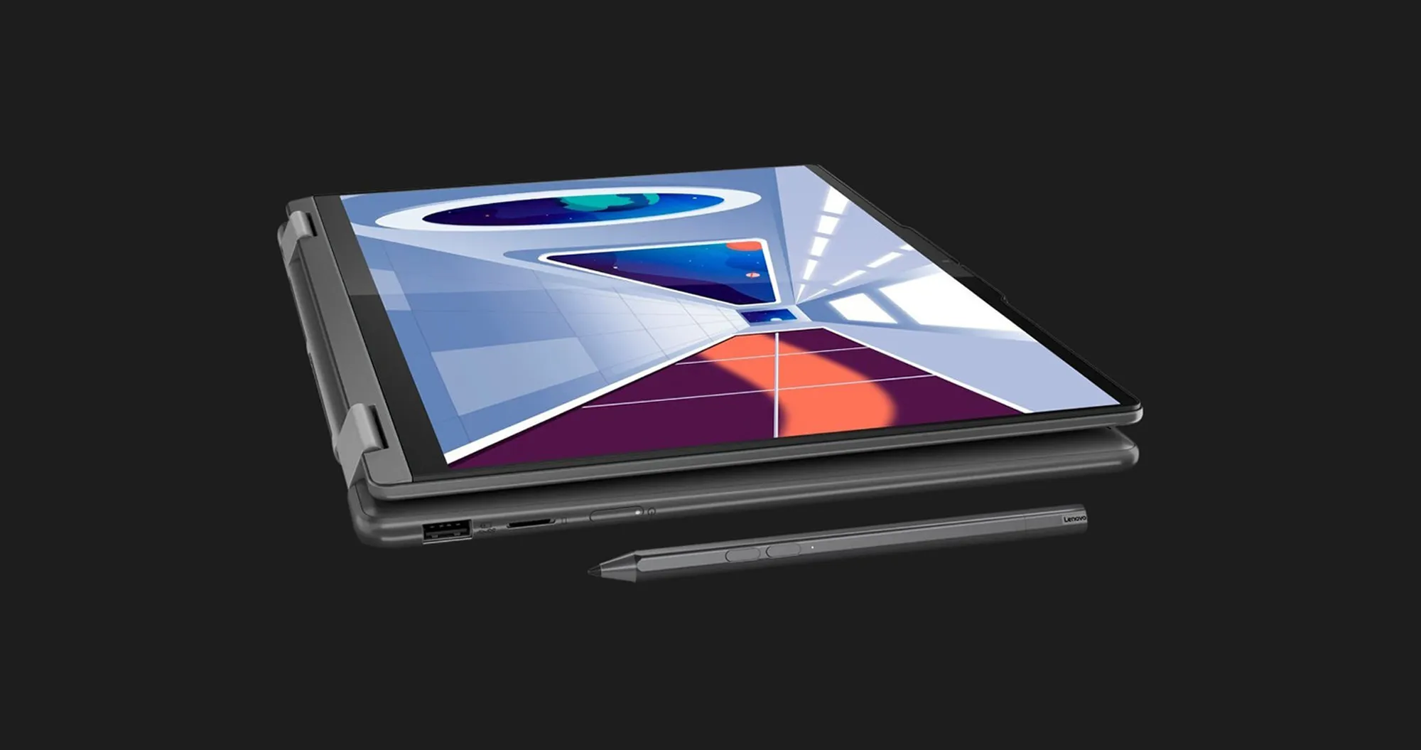 Ноутбук Lenovo Yoga 7 OLED, 512GB SSD, 16GB RAM, Ryzen 7 (14ARP8)