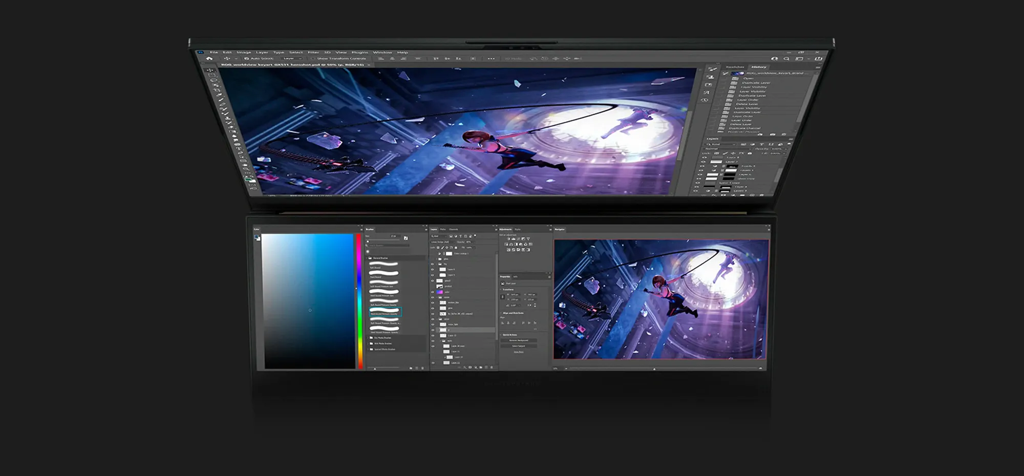 Ноутбук ASUS ROG Zephyrus Duo 16 (AMD Ryzen 9/ 32GB/ 2TB/ RTX 4080) (GX650PZ-N4042W) (Standard)