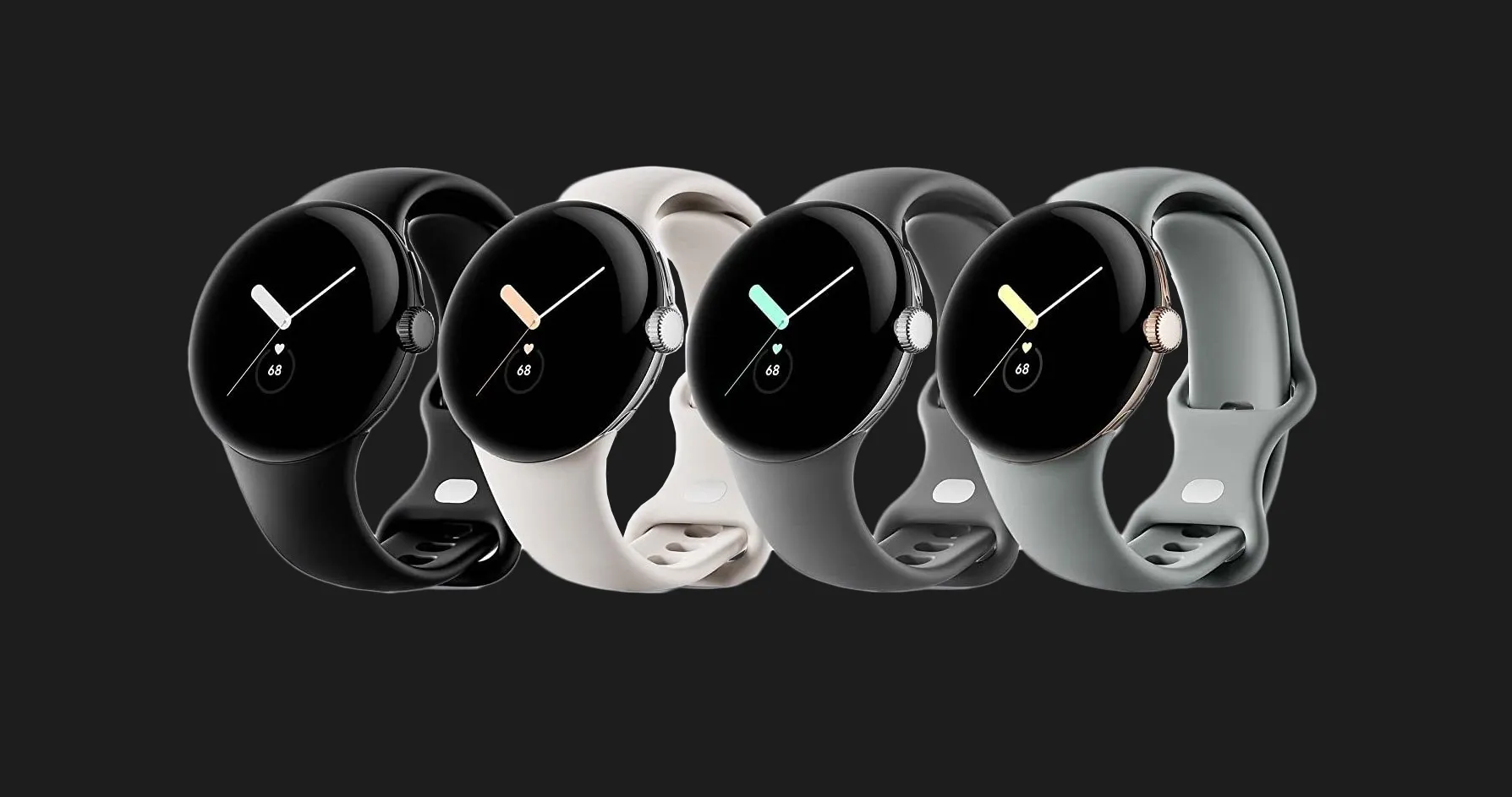Смарт-часы Google Pixel Watch Matte Black Case/Obsidian Active Band