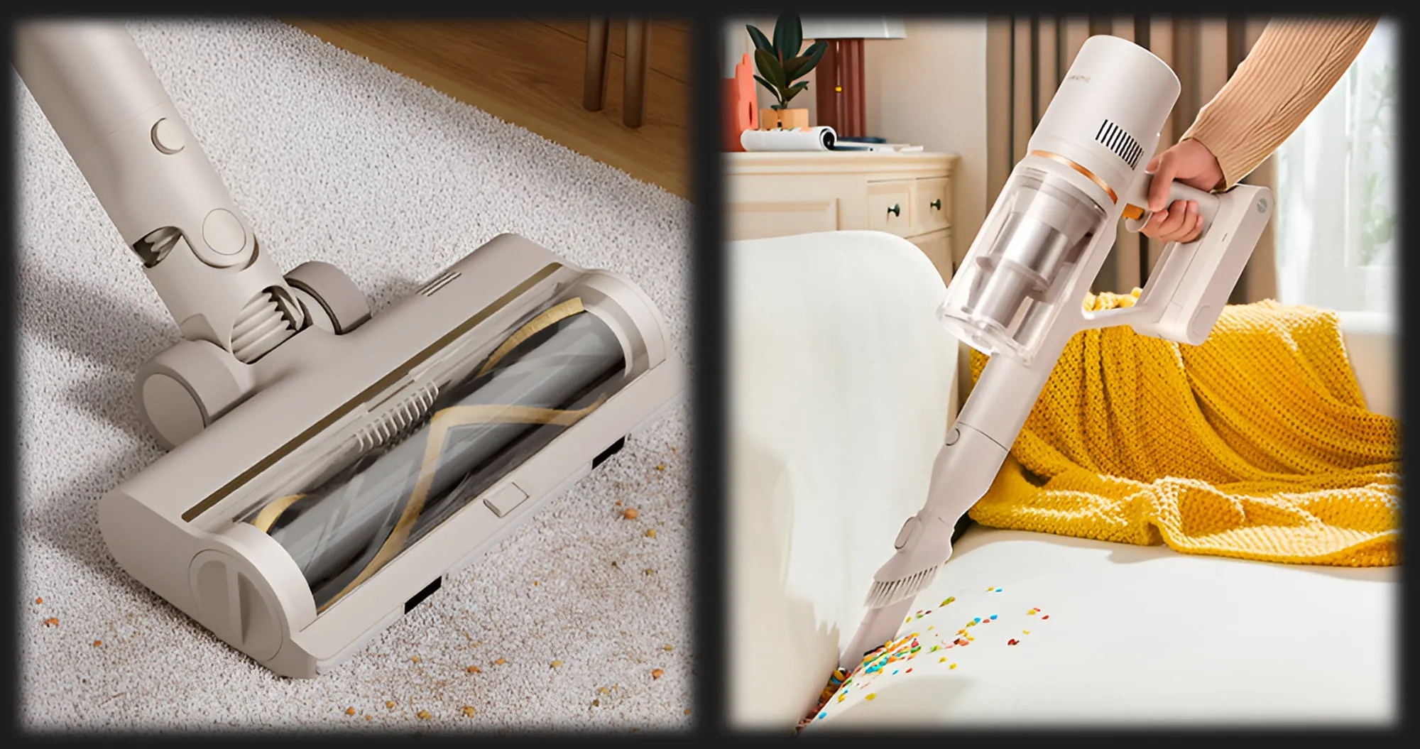 Пилосоc Dreame Cordless Vacuum Cleaner U20 (White/Gold)