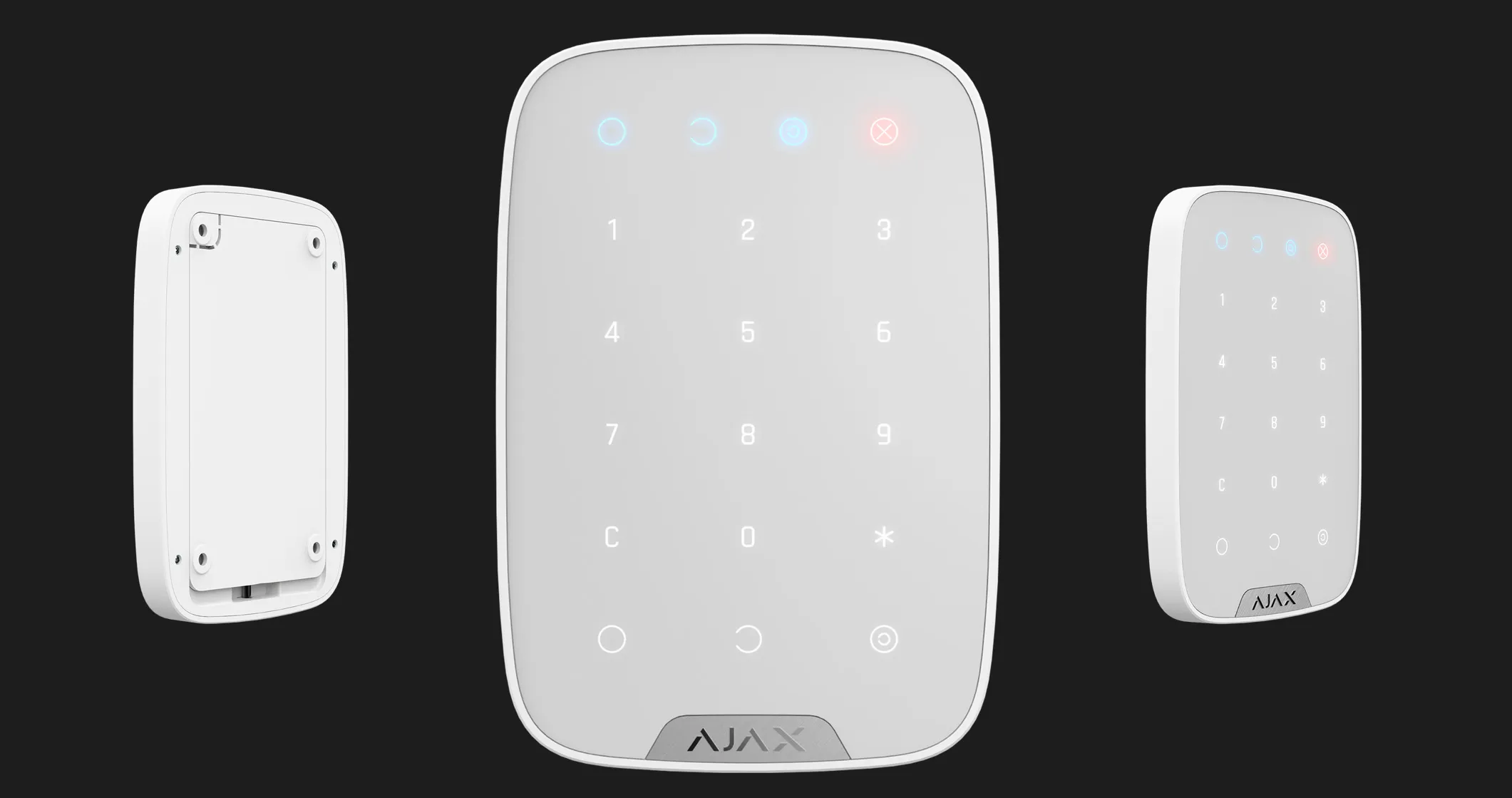 Беспроводная сенсорная клавиатура Ajax KeyPad (White)