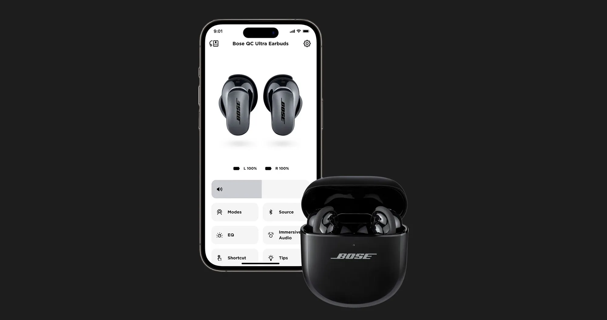イヤホン Bose QuietComfort Ultra Earbuds Black Навушники BOSE QuietComfort Ultra Earbuds Black (882826-0010