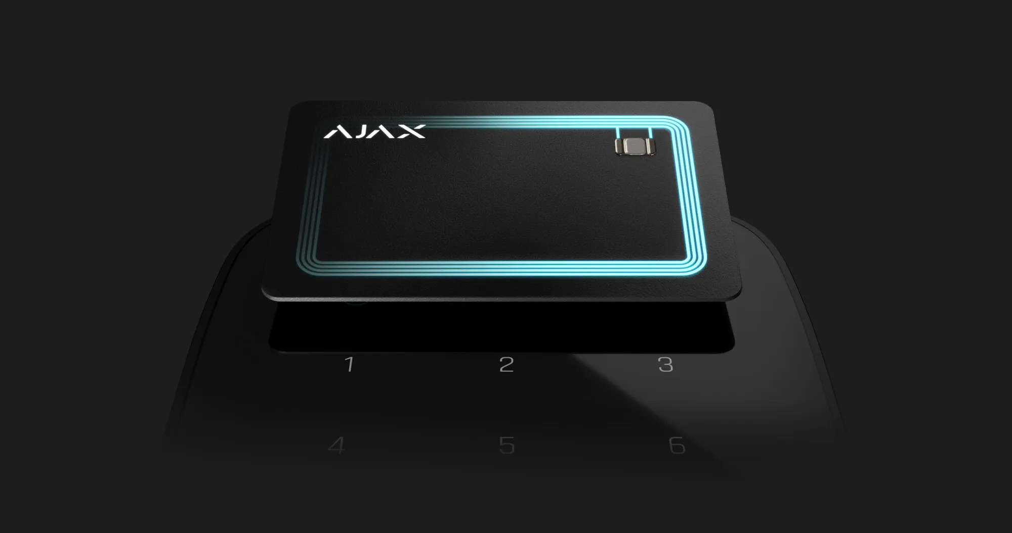 Безконтактна картка Ajax Pass Jeweler, 10 шт (White)