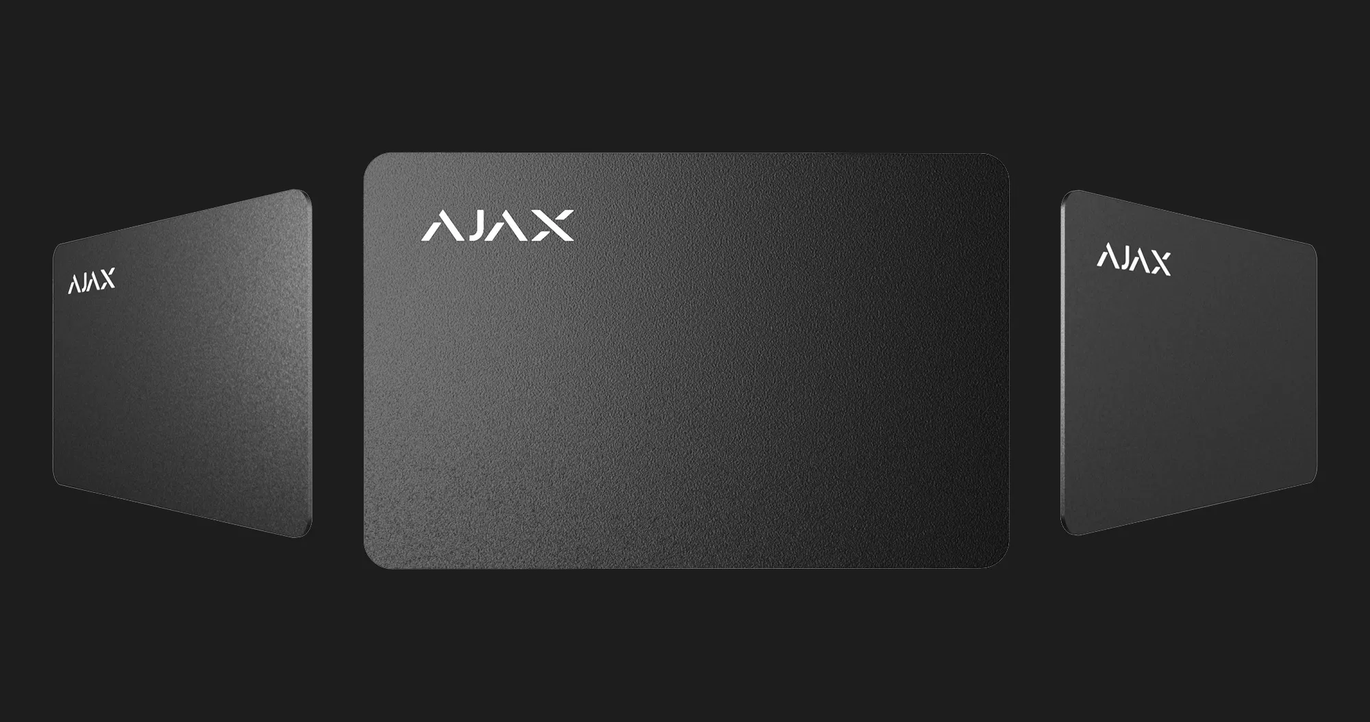 Безконтактна картка Ajax Pass Jeweler, 100 шт (Black)