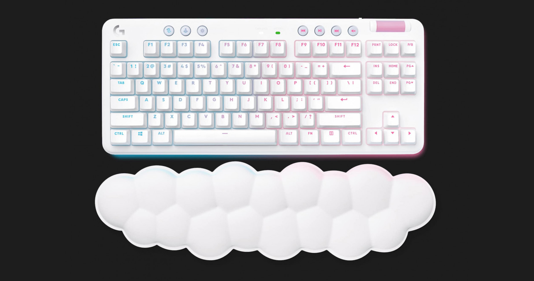 Клавиатура игровая Logitech G715 Tactile (White)