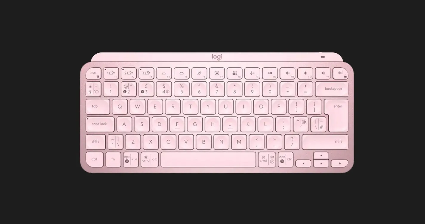 Клавиатура беспроводная Logitech MX Keys Mini Wireless Illuminated UA (Rose)