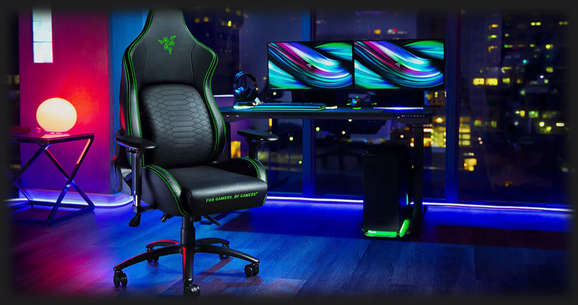 Крісло для геймерів RAZER Iskur XL (Green)