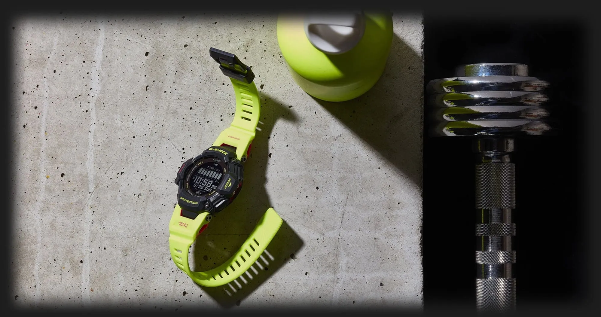 Смарт-часы Casio G-SHOCK (Black/Yellow) (GBD-H2000-1A9ER)