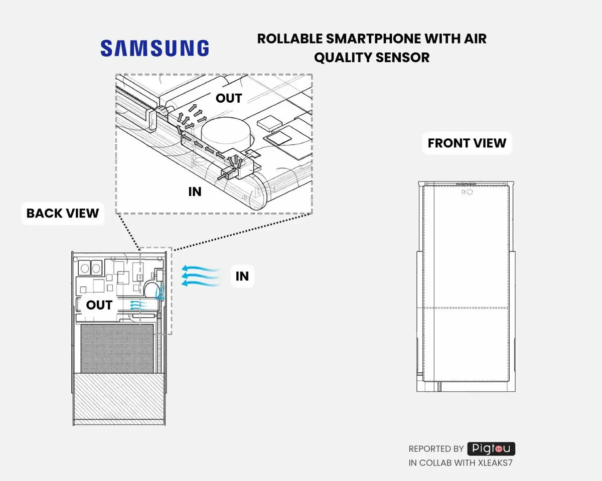 Samsung разработала смартфон с возможностью мониторинга загрязнения воздуха