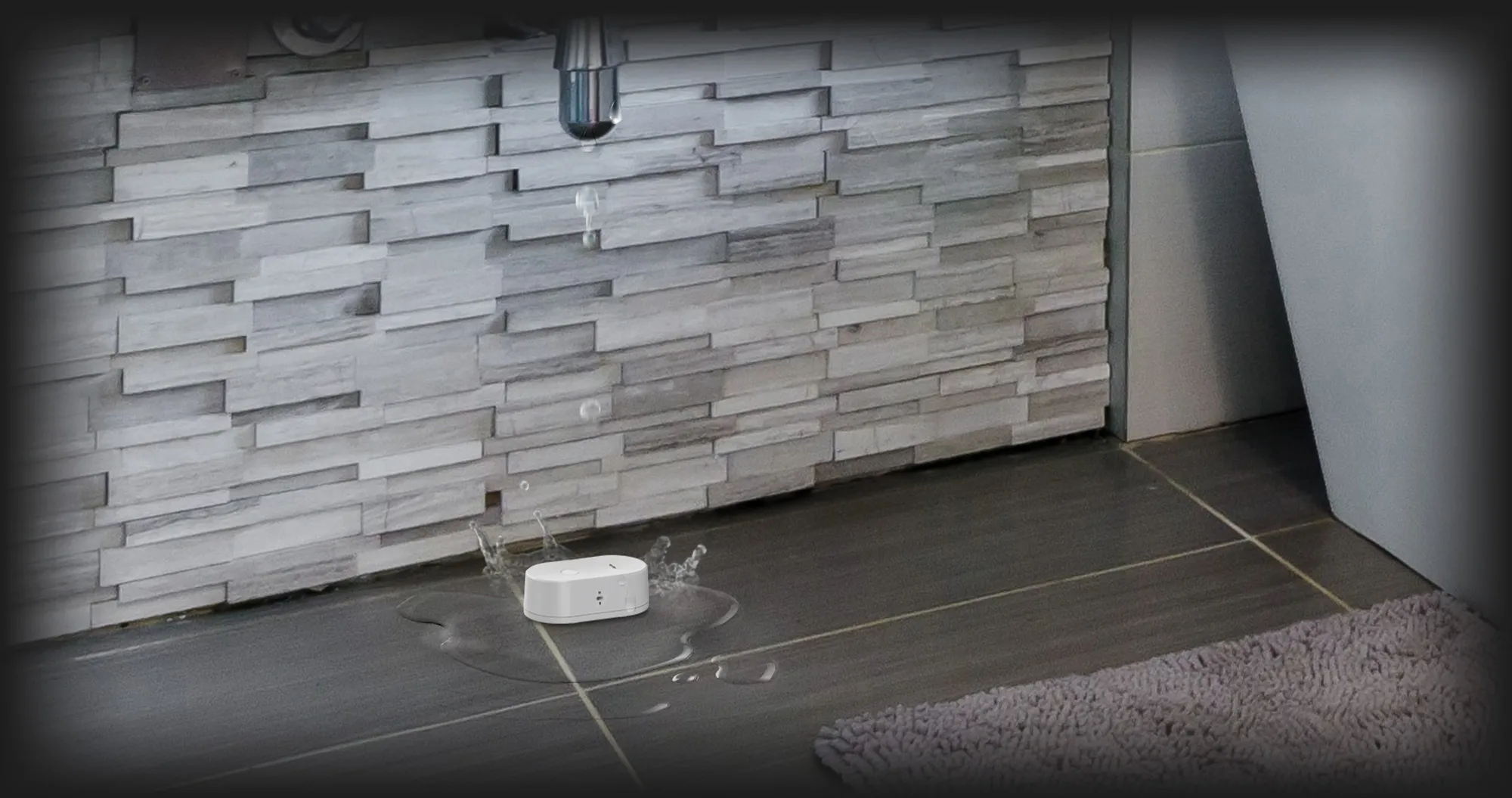 Умный датчик утечки воды TP-LINK Tapo T300 868Mhz (White)