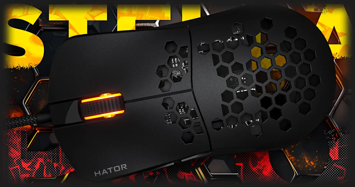 Комплект ігрова гарнітура HATOR Phoenix 7.1 RGB  + ігрова миша HATOR Stellar PRO