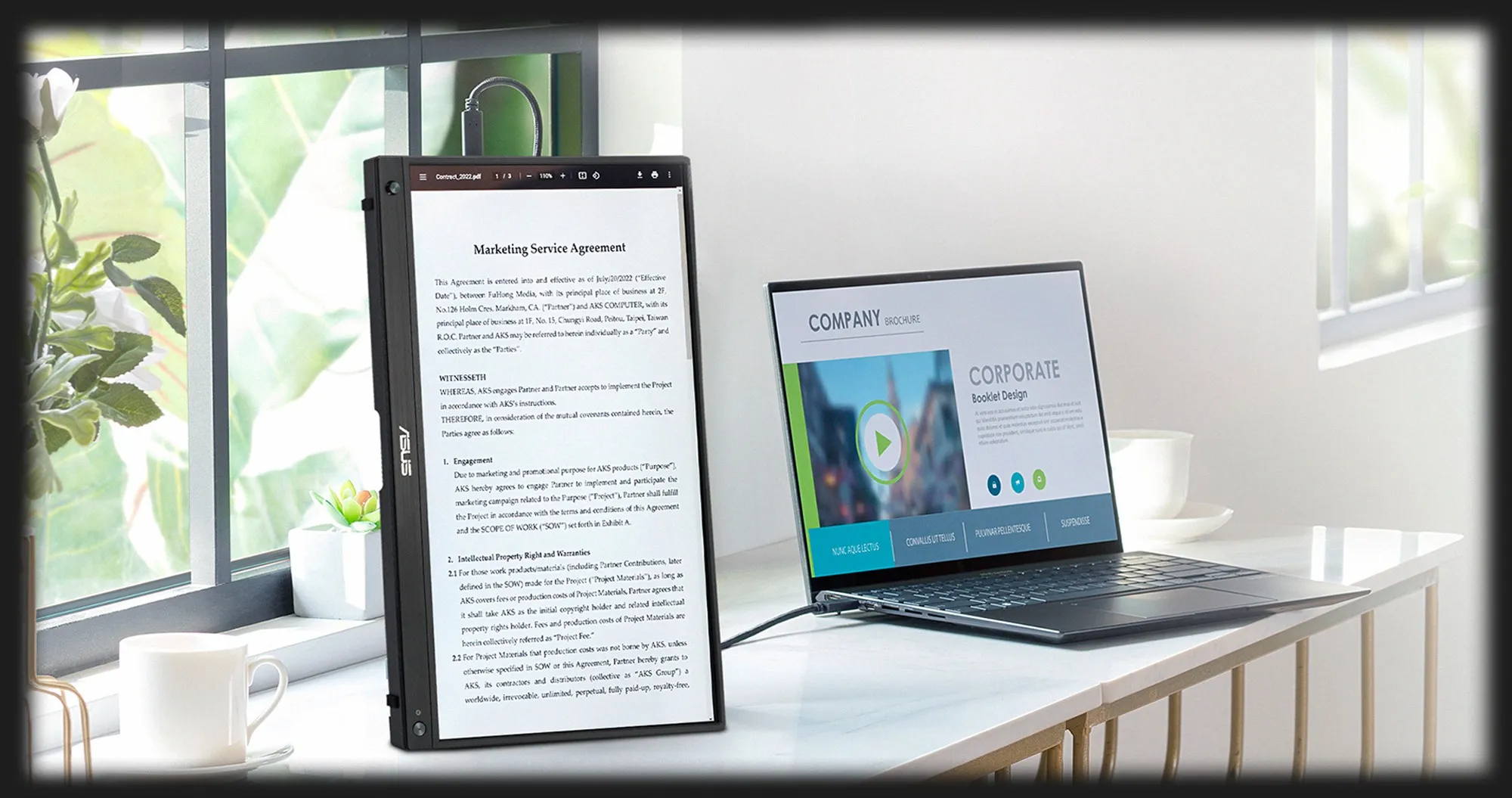 Монітор портативний Asus 15.6" ZenScreen MB16AHG