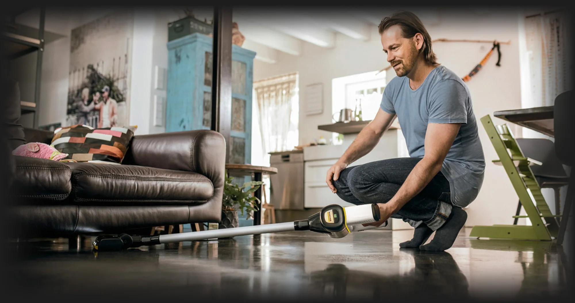 Аккумуляторный пылесос Karcher VC 6 Cordless OurFamily (UA)