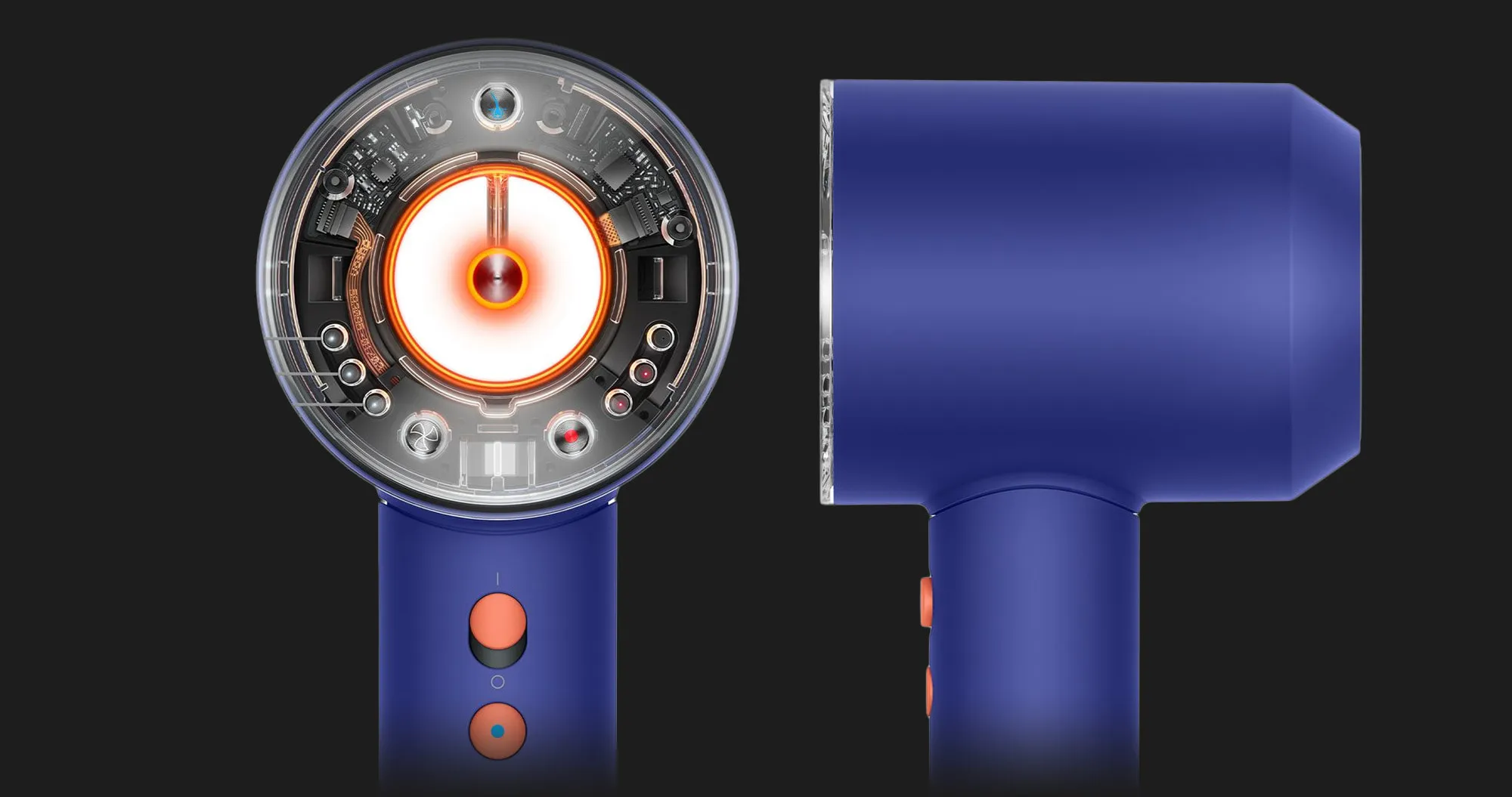 Фен для волосся Dyson Supersonic Nural Hair Dryer (Vinca Blue/Topaz)