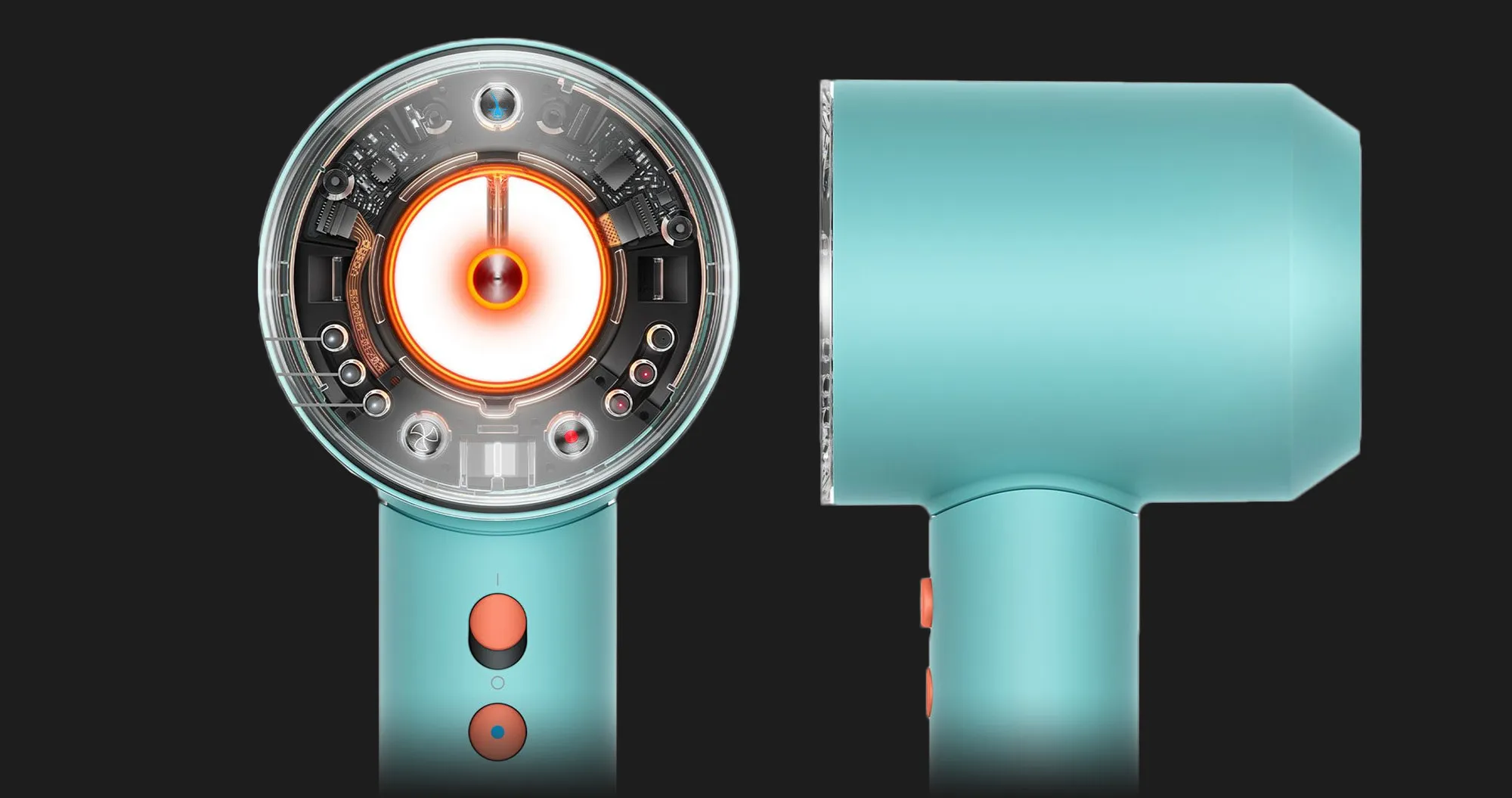 Фен для волосся Dyson Supersonic Nural Hair Dryer (Ceramic Patina/Topaz) (515182-01/515276-01)