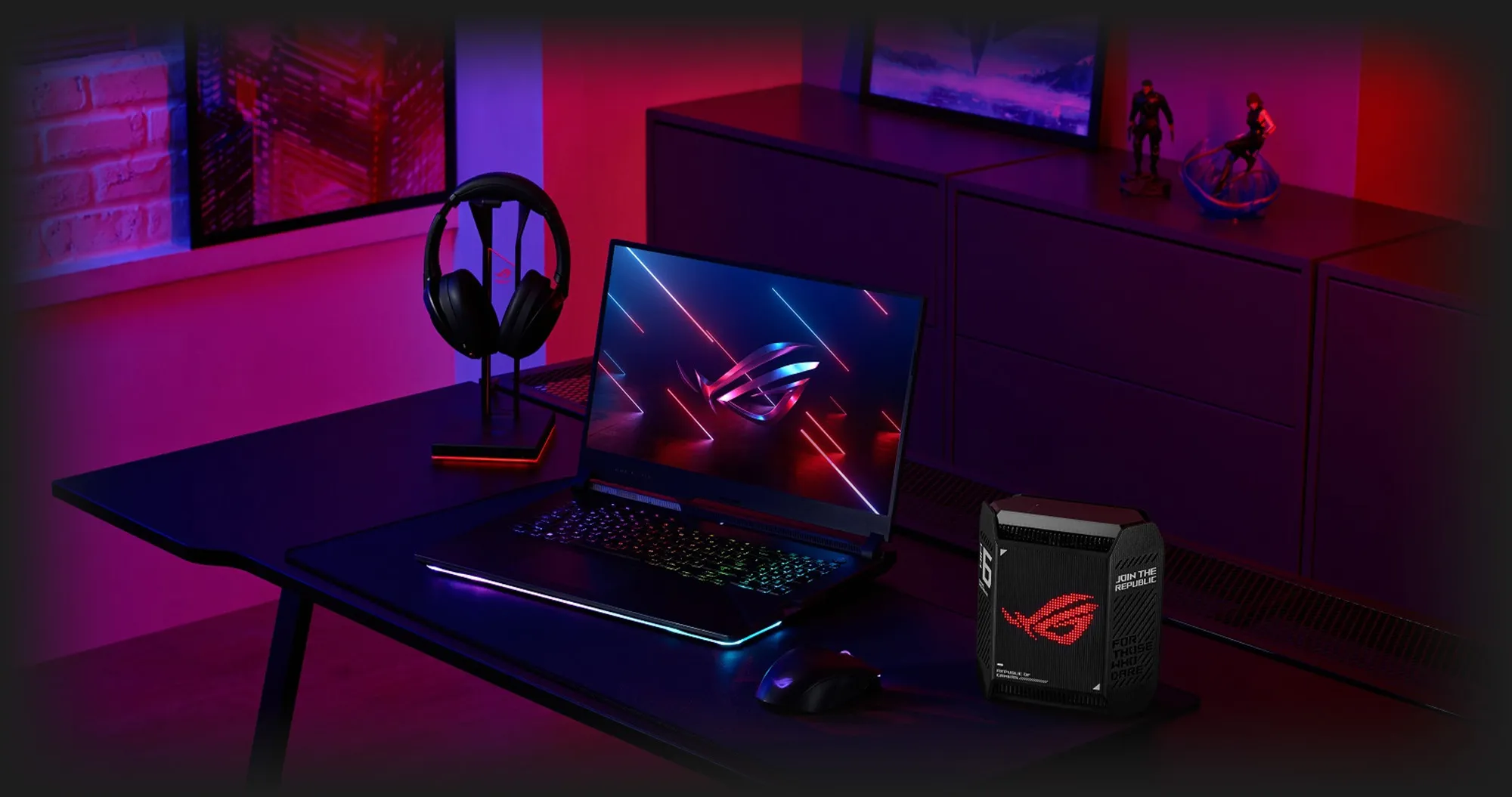 Wi-Fi Mesh система Asus ROG Rapture GT6 AX10000, 1мод (Black)