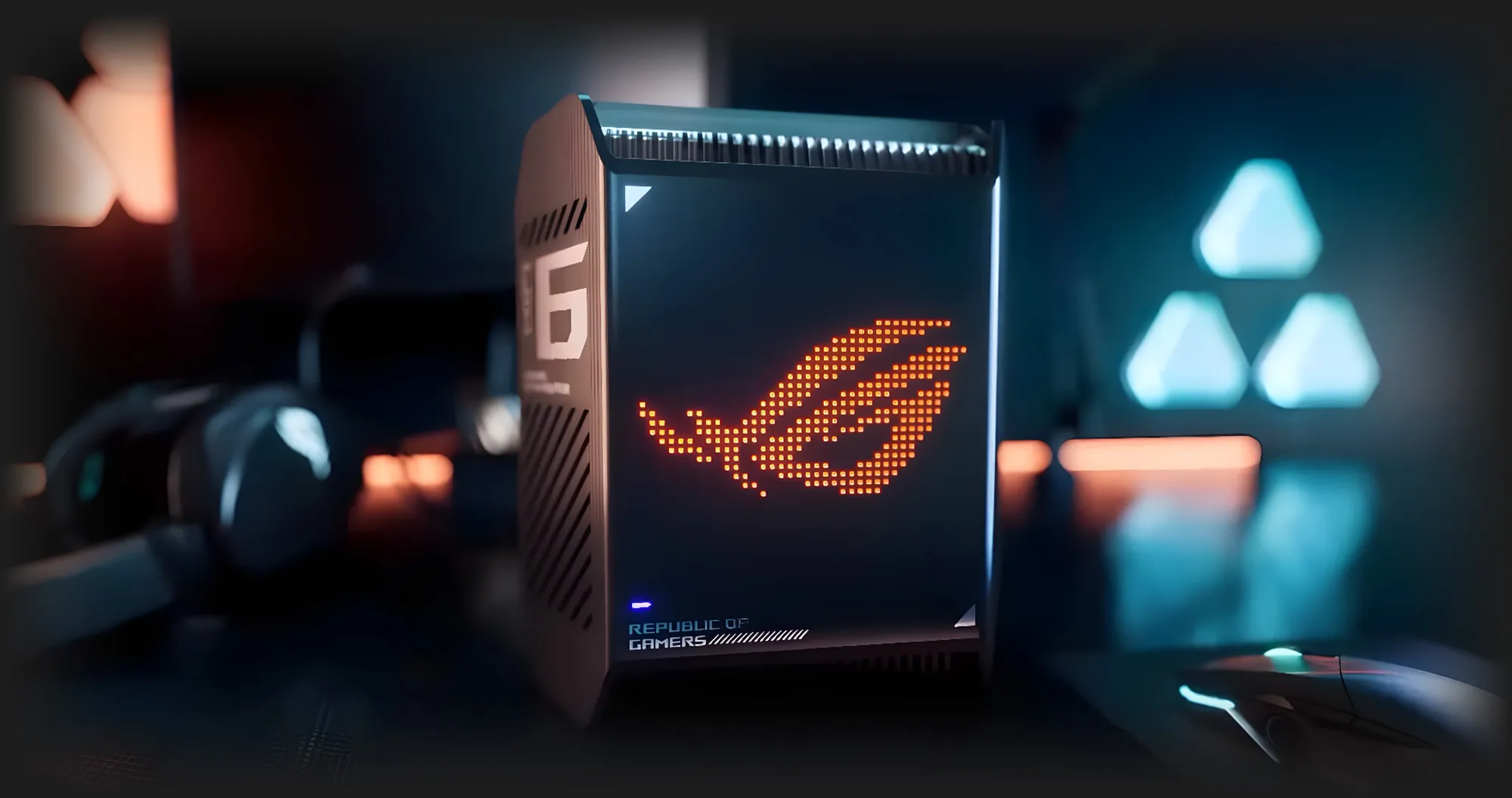 Wi-Fi Mesh система Asus ROG Rapture GT6 AX10000, 1мод (White)