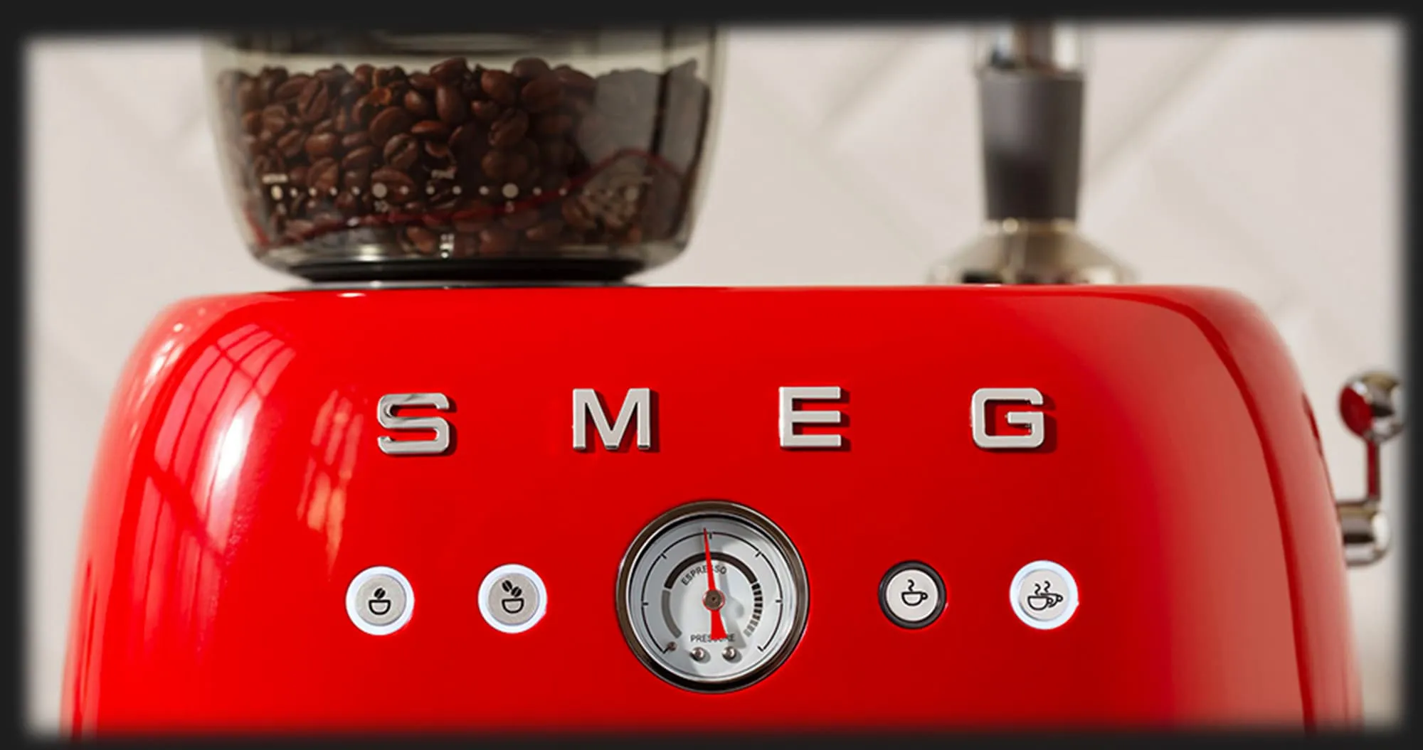 Кофемашина SMEG (Red)