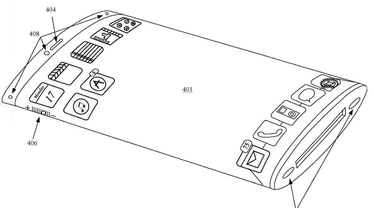 Новий патент Apple: iPhone з екраном, що обертається на 360 градусів