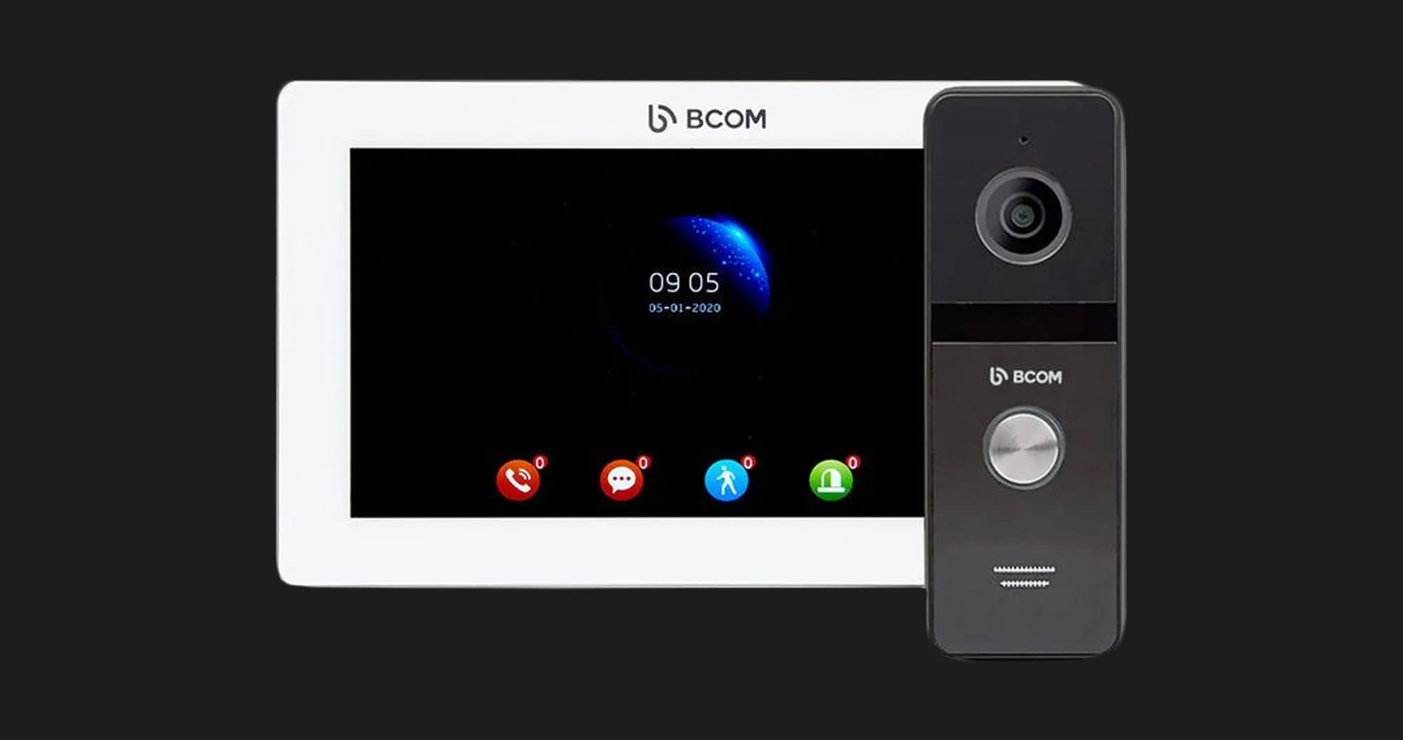 Комплект відеодомофону BCOM BD-770FHD/T Kit (White)