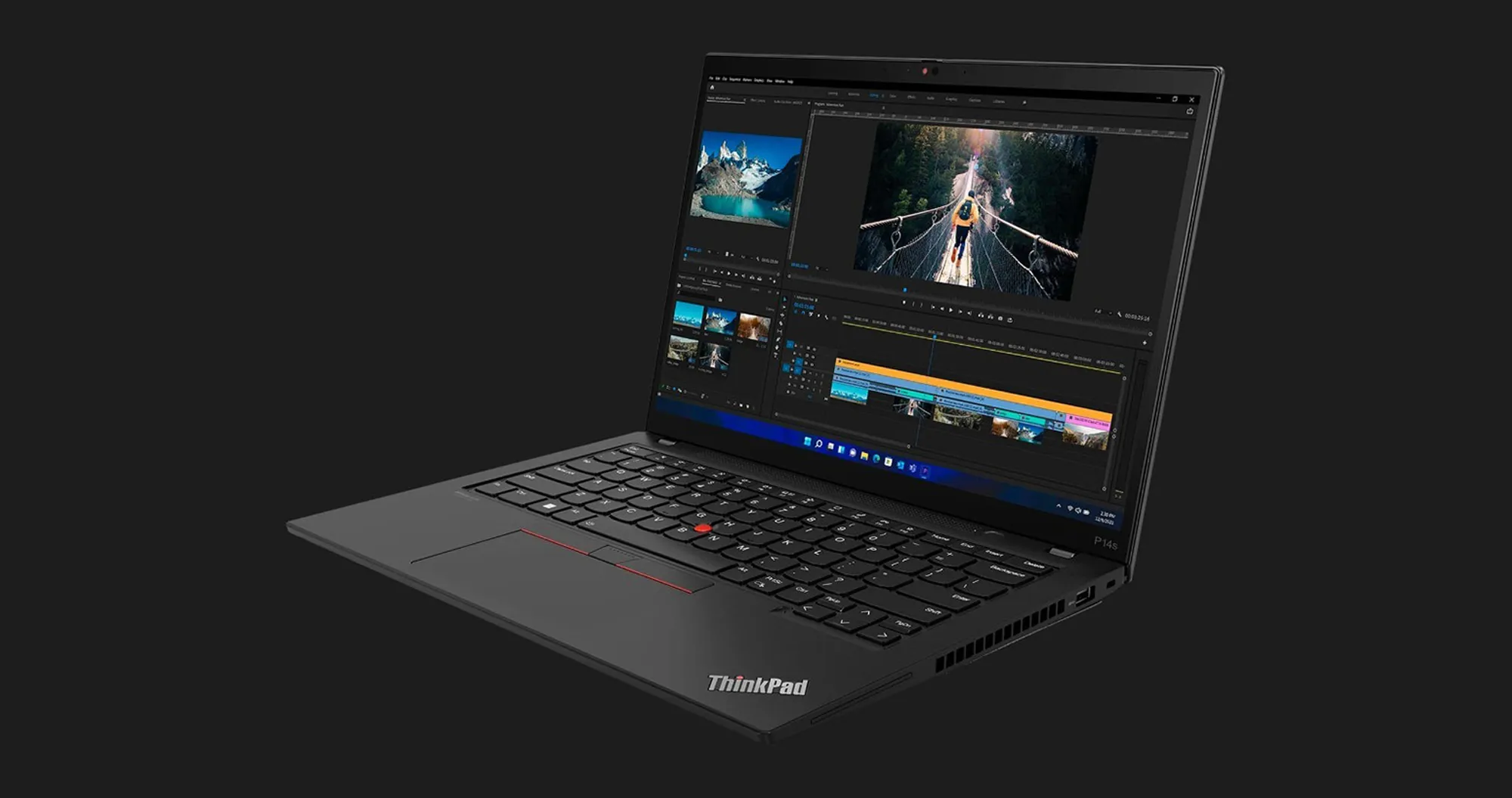 Ноутбук Lenovo ThinkPad P14s Gen 4 WorkStation 14" (Intel Core i7/32GB/1TB (SSD)/RTX A500) (21HGS1A800) (Standard)