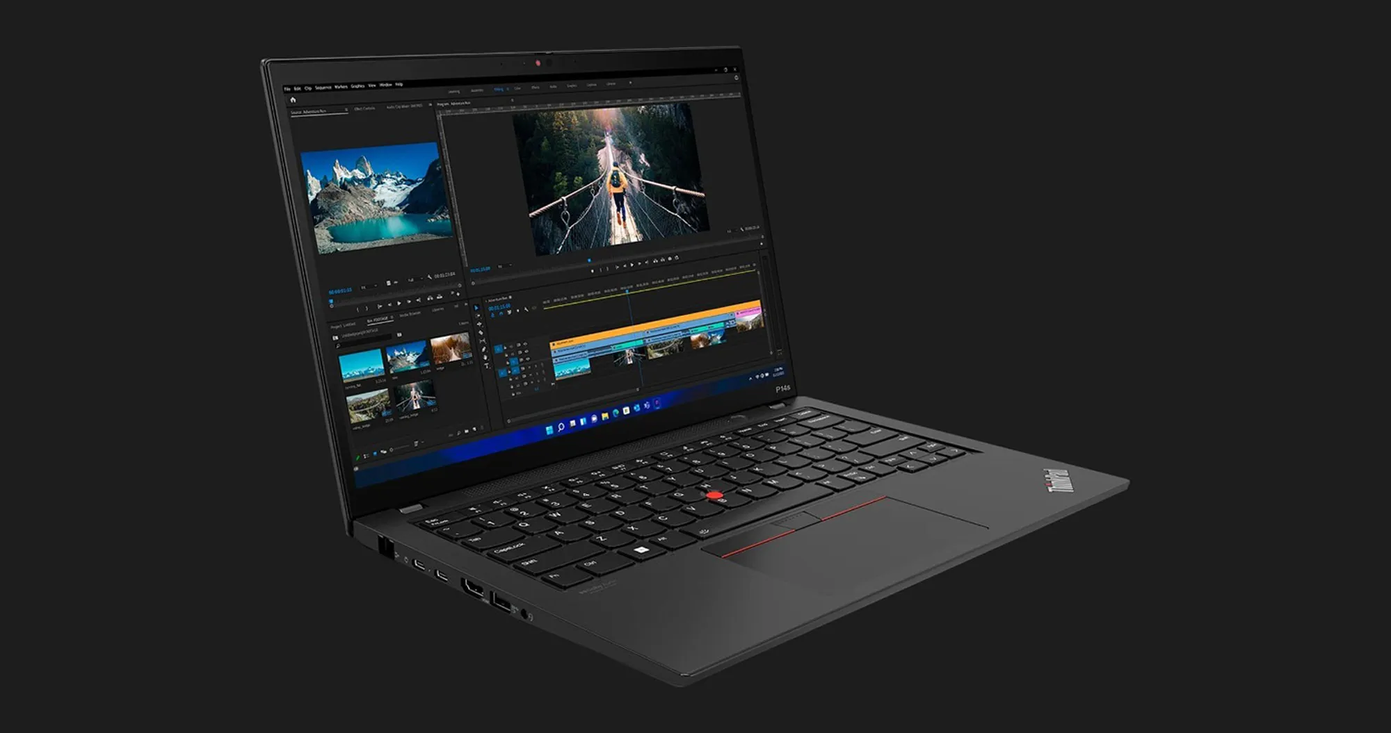 Ноутбук Lenovo ThinkPad P14s Gen 4 WorkStation 14" (Intel Core i7/32GB/1TB (SSD)/RTX A500) (21HGS1A800) (Standard)