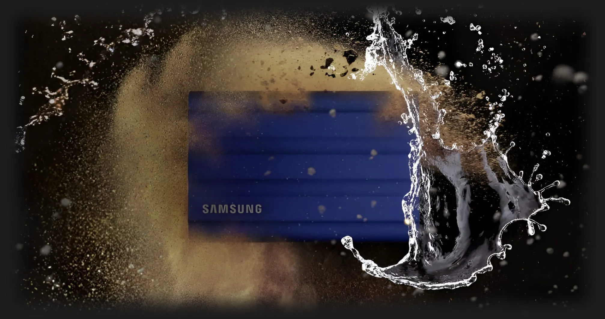 Внешний SSD-накопитель Samsung T7 Shield 2TB (Blue)