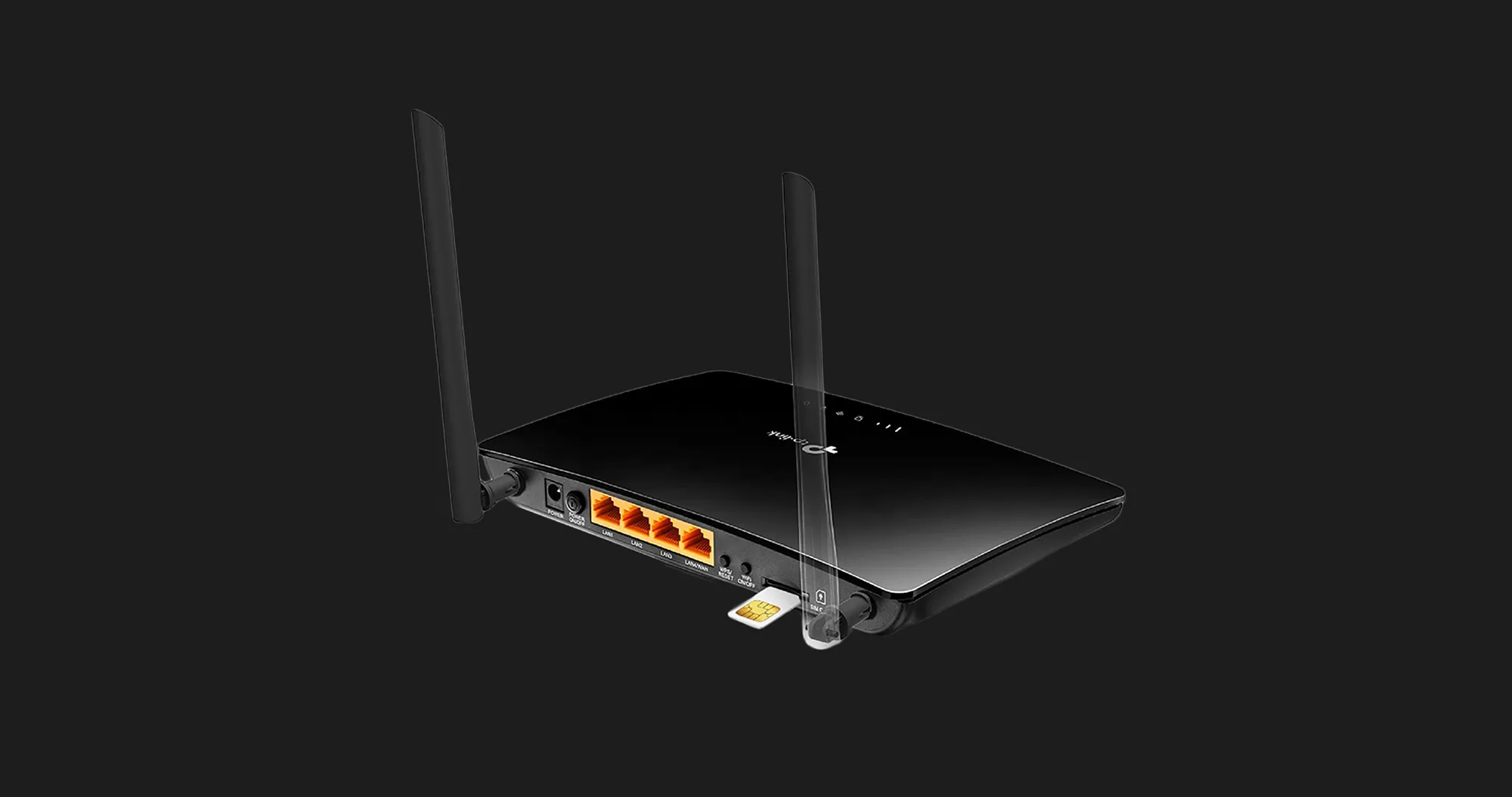 Маршрутизатор TP-LINK TL-MR6400 N300, 4G/LTE (Black)
