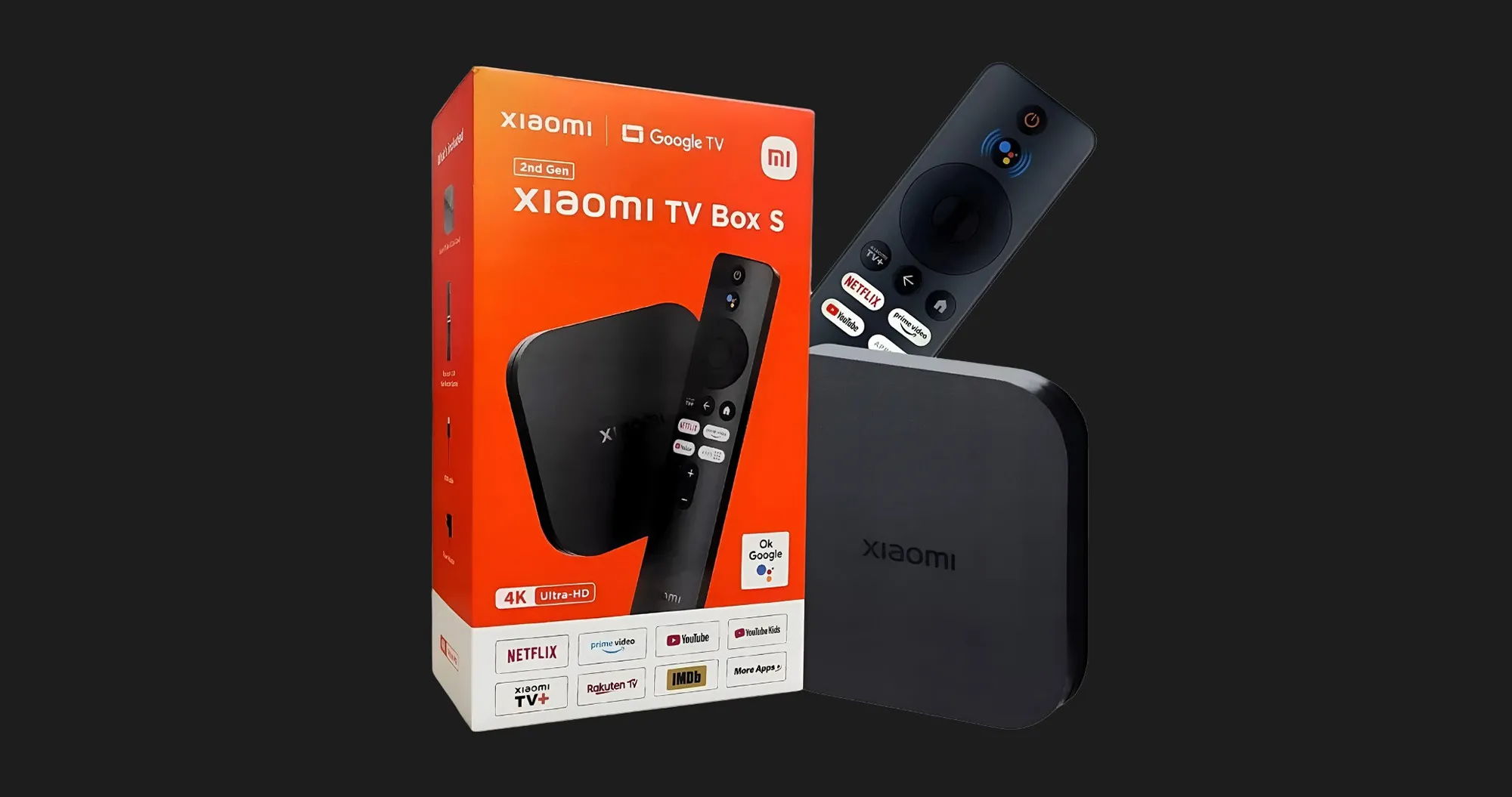 Медиаплеер Xiaomi Mi Box S 4K 2nd Gen