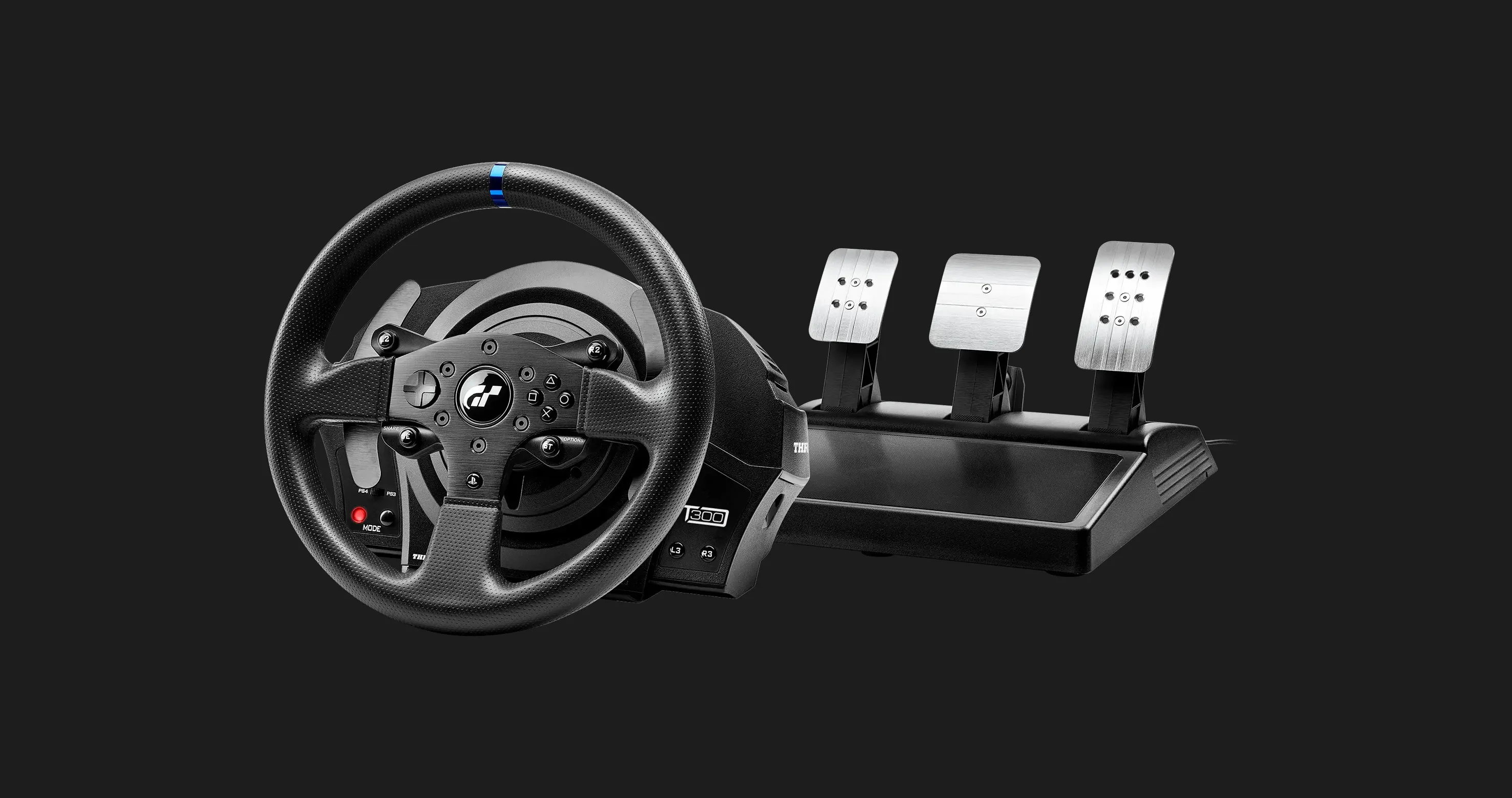 Комплект (кермо, педалі) Thrustmaster T300 RS GT Edition PS5/PC/PS4 (Black)