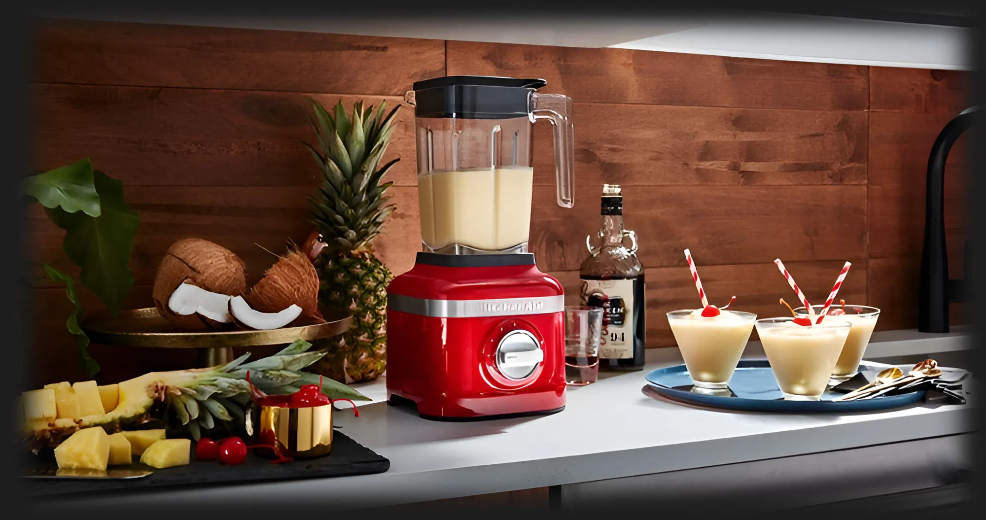 Блендер стаціонарний KitchenAid K150 (Red)