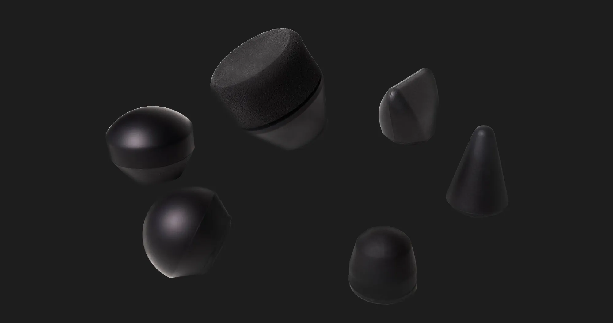 Насадка для масажерів Theragun Thumb (Black)
