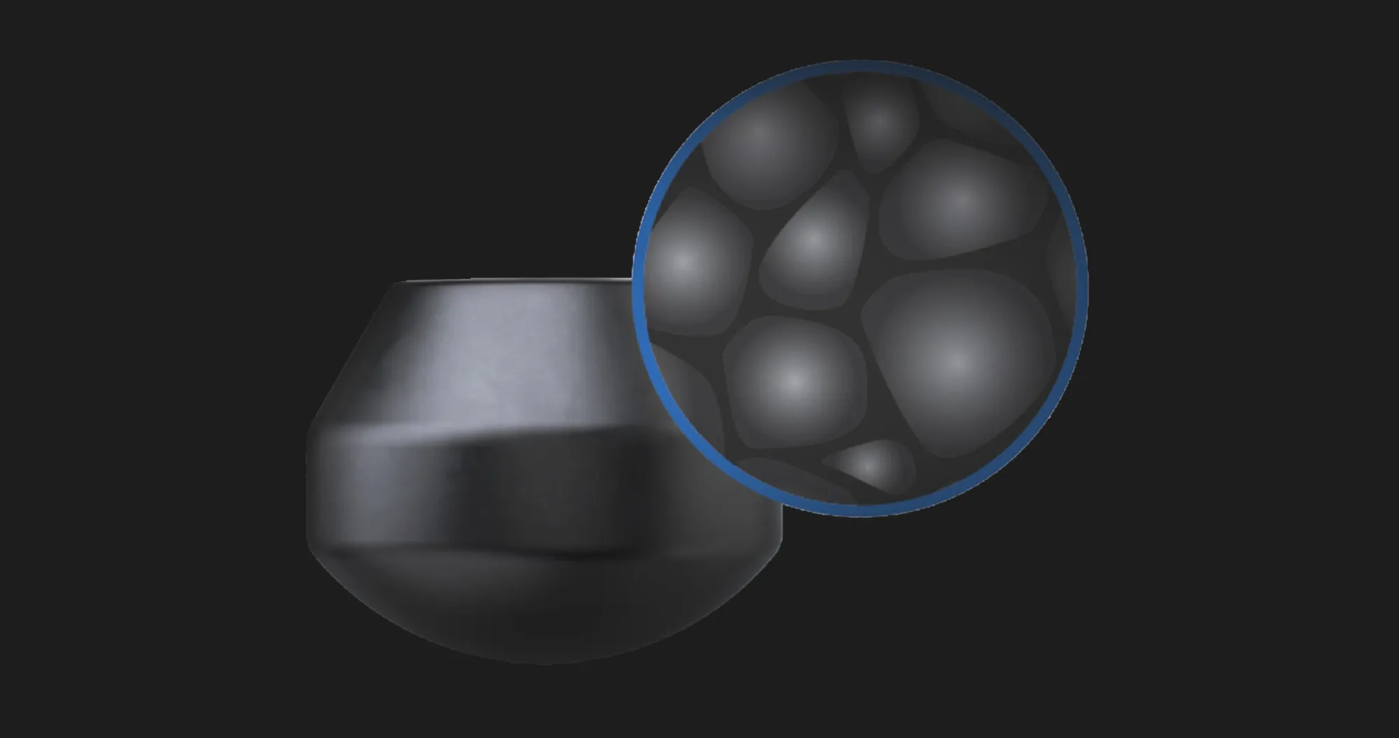 Насадка для масажерів Theragun Large Ball (Black)