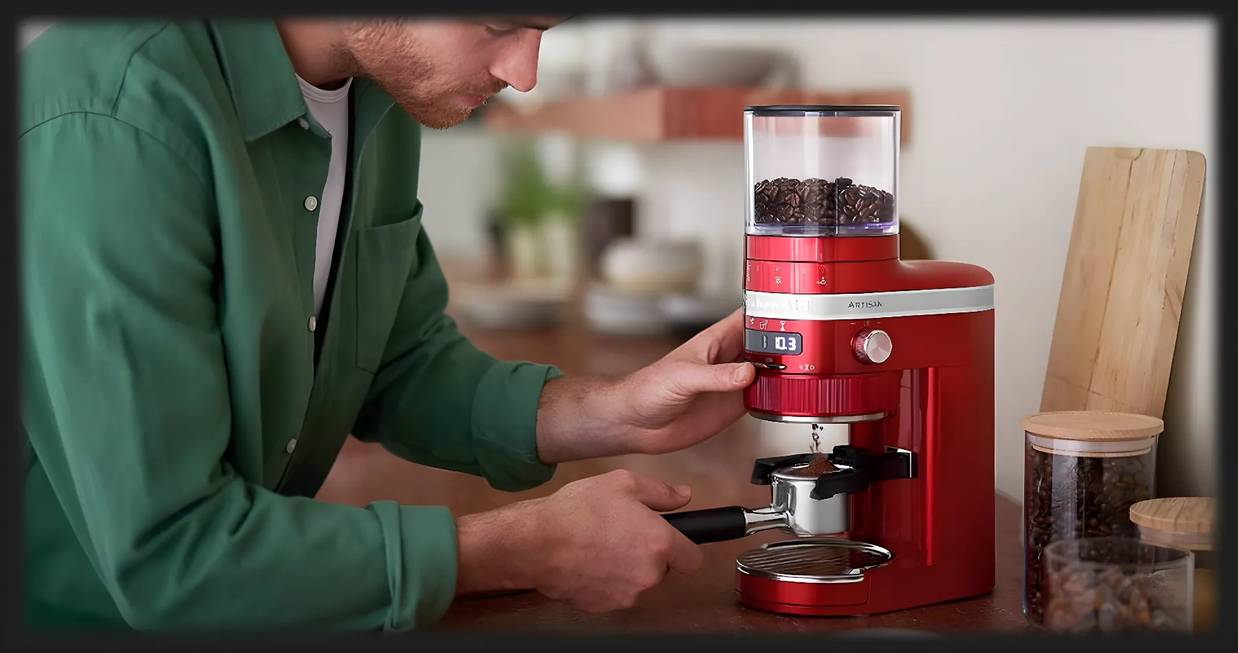 Кофемолка KitchenAid (Silver)