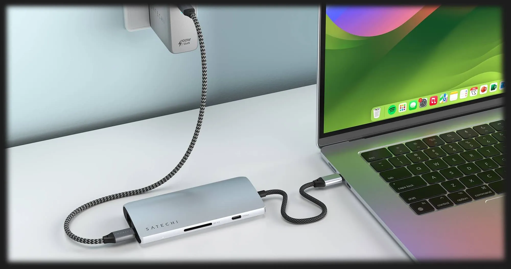 Адаптер Satechi USB-C Multiport Adapter 8K with Ethernet V3 (Midnight)