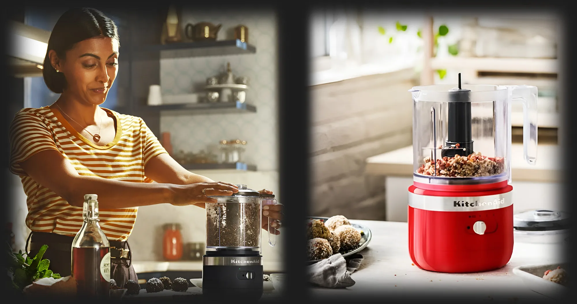 Кухонний мінікомбайн KitchenAid 1,3 л бездротовий (Red)