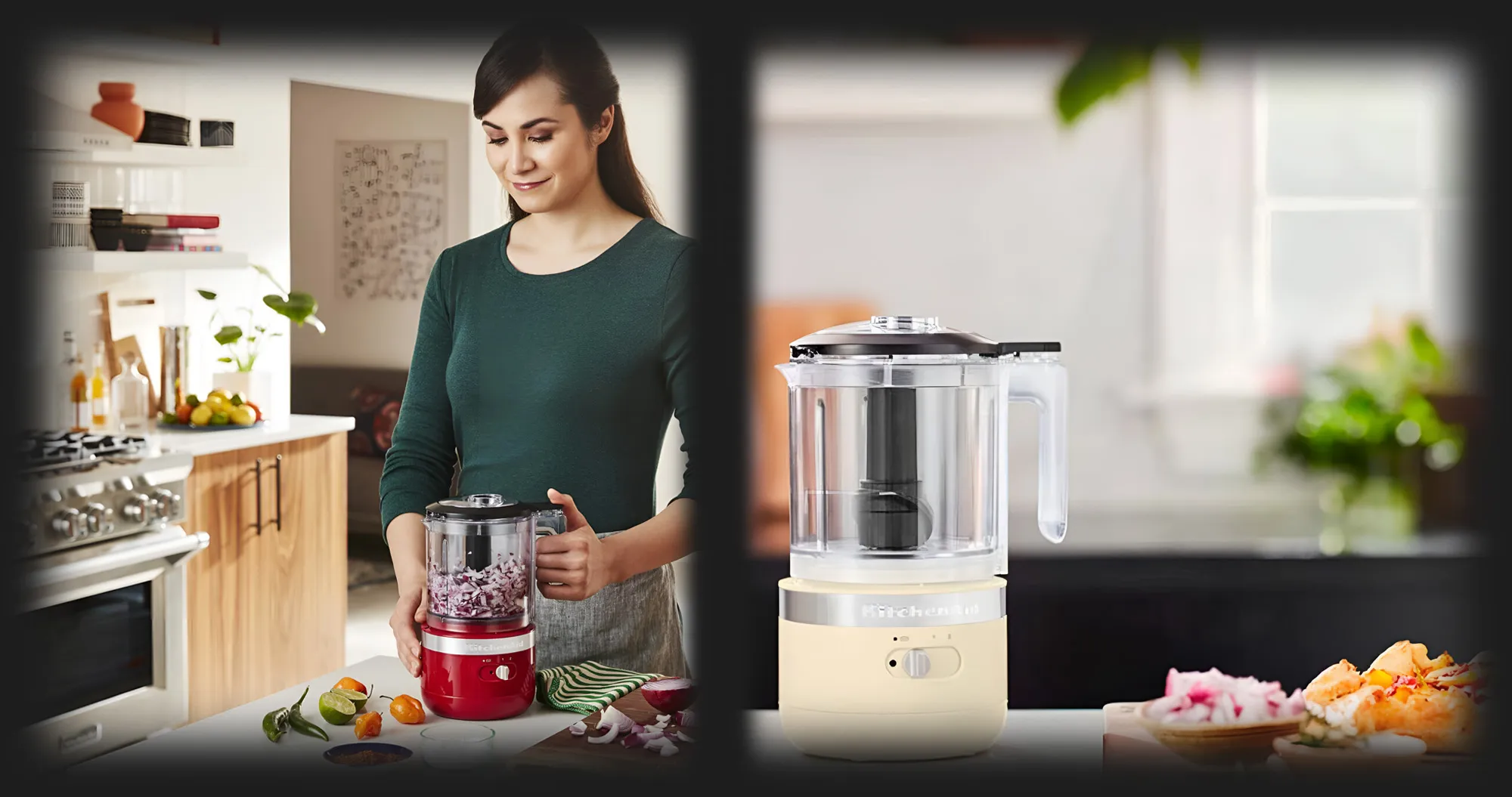 Кухонний мінікомбайн KitchenAid 1,3 л бездротовий (Red)