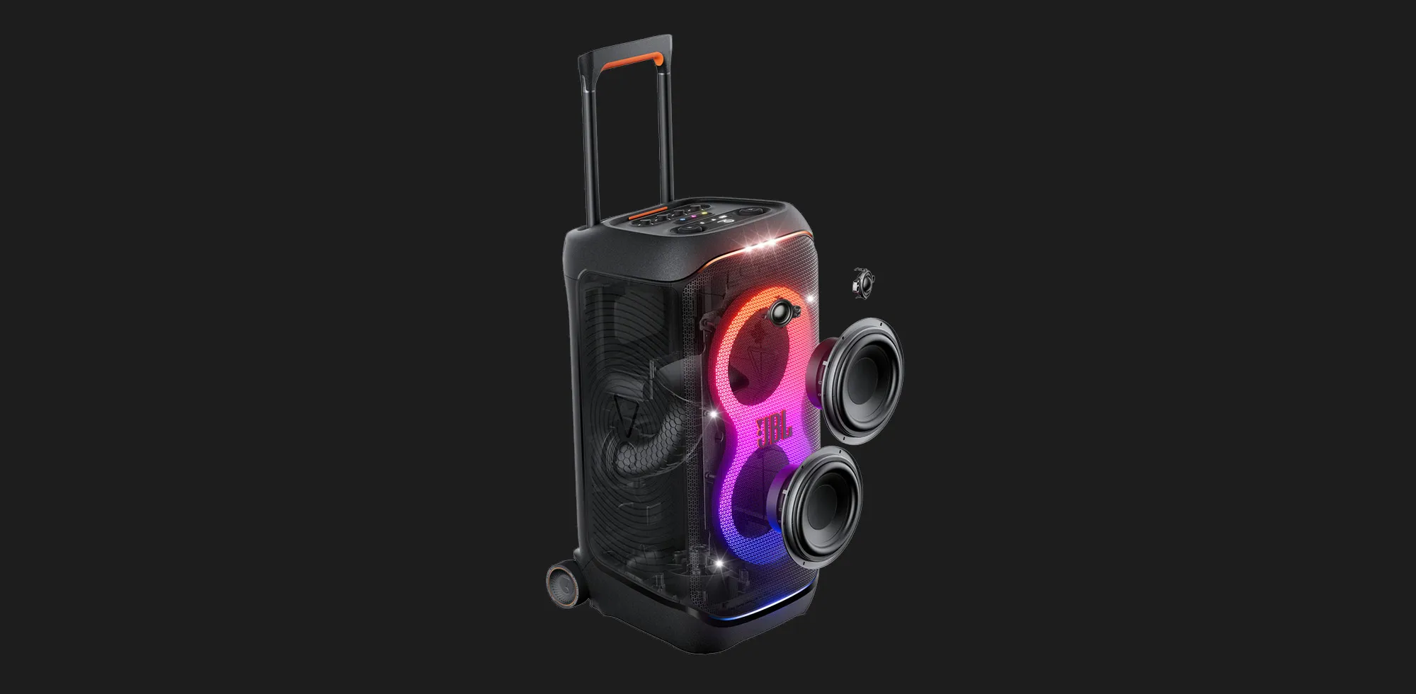 Підлогова акустика JBL PartyBox Stage 320 (White)