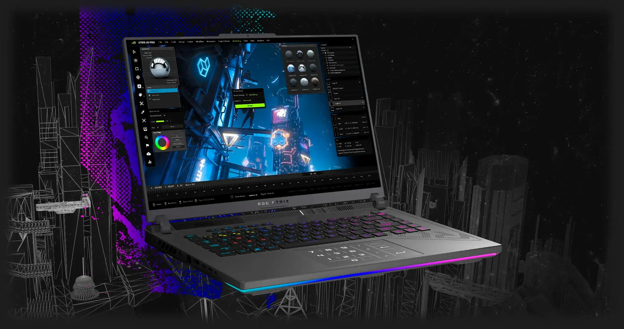 Ноутбук ASUS ROG Strix G16 G614JV (Intel Core i7/ 16GB/ 512GB/ RTX 4060) (G614JV-AS73) (Standard)