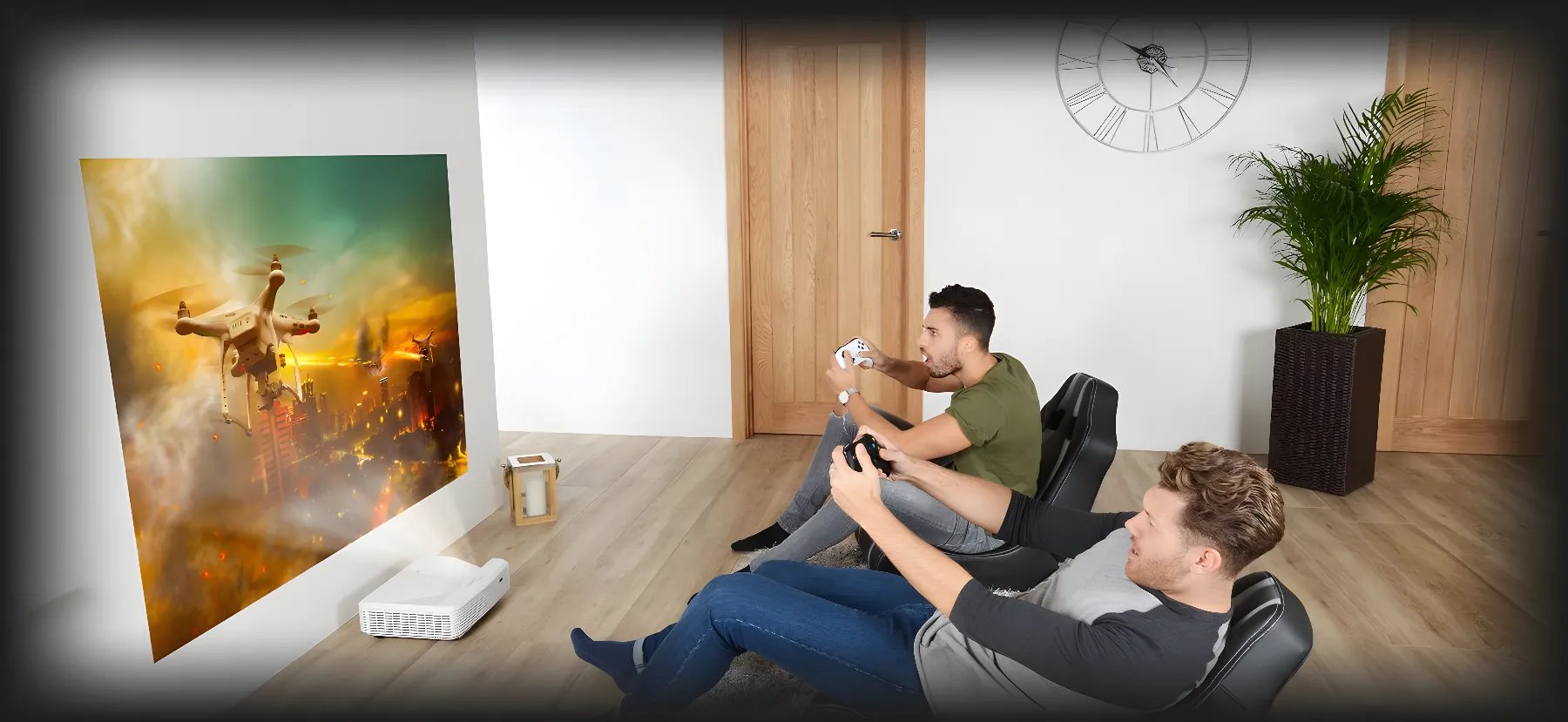 Ультракороткофокусний проектор Optoma EH340UST (UA)