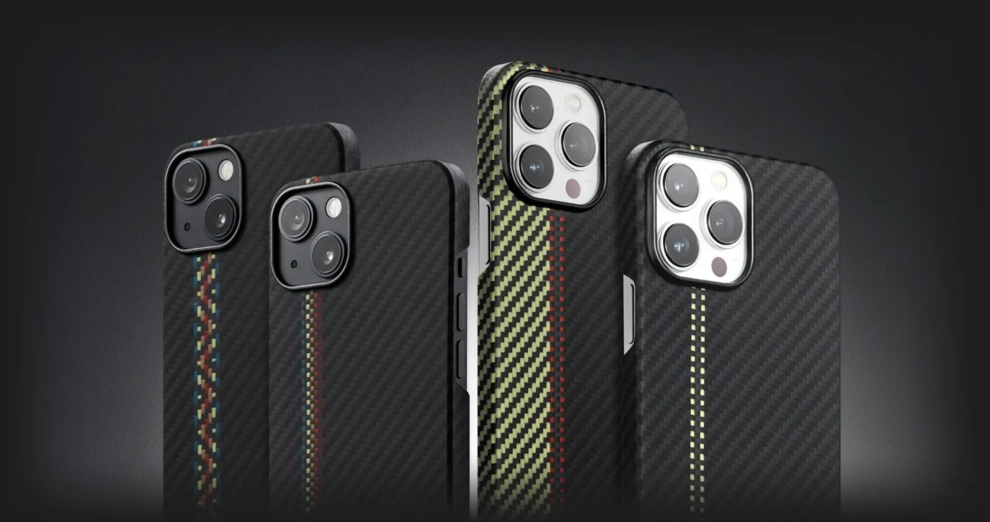 Чехол Pitaka Fusion Weaving MagEZ Case 4 для iPhone 15 Pro (Rhapsody)